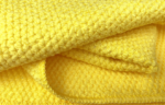 Grain Of Rice Microfibre For Glass - Mikrofibra do szyb 40x40cm, 320gsm żółta. - obrazek 3
