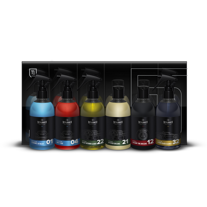 Deturner Detailing Set - Zestaw kosmetyków samochodowych w eleganckim opakowaniu 6x250ml - obrazek 1