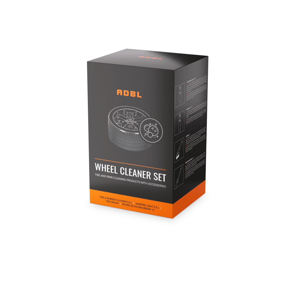 ADBL Wheel Cleaner SET - Zestaw do czyszczenia felg i opon - obrazek 2