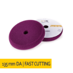 NAT - Gąbka polerska na rzep DA 135x20 FAST 20 Fioletowa, fast cutting