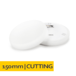 NAT - Gąbka polerska na rzep 150x25 Biała, bardzo twarda