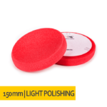 NAT - Gąbka polerska na rzep 150x25 Czerwona, średnio miękka