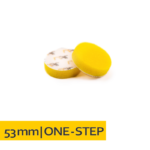 NAT - Gąbka polerska na rzep 53x10 Żółta, średnia