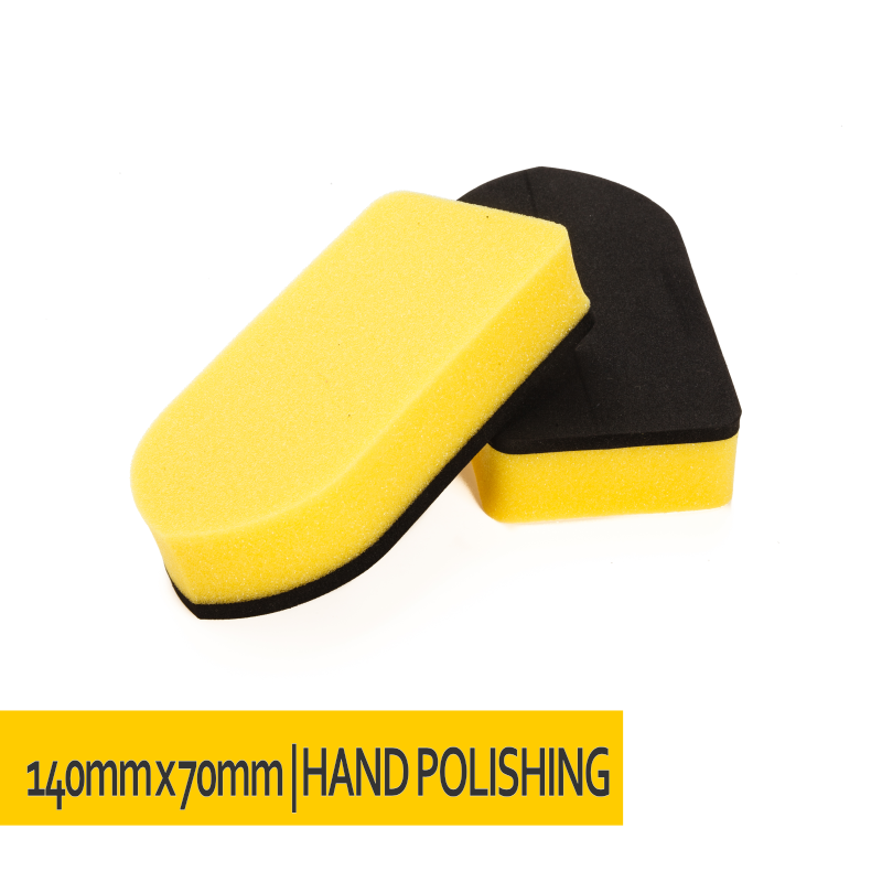 Applicator 140x70mm Hand polishing Yellow NAT Aplikator Twardy 140x70 mm Żółty - Do polerowania ręcznego niewielkich elementów - obrazek 1