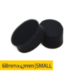 NAT Aplikator Miękki Mały 68x47mm Czarny - do wosków, dressingów