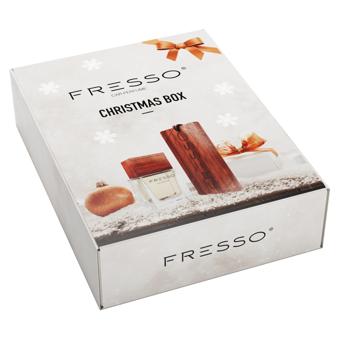 Fresso Mini Gift Box Christmas Edition Dark Delight – perfumy 50ml + drewniana zawieszka - obrazek 3