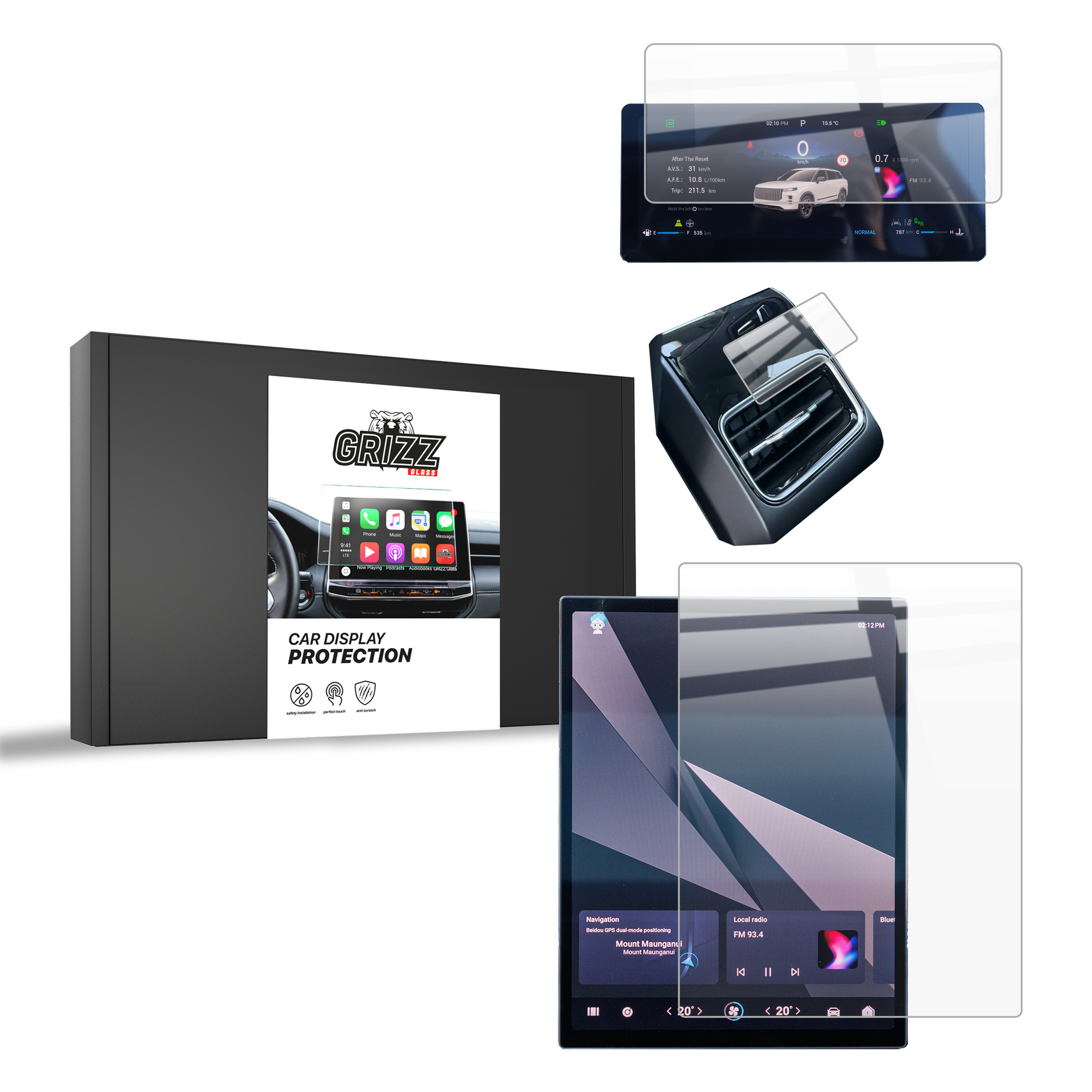 Folia ceramiczna 3w1 Grizz do Jaecoo J7 14,8" (2024)