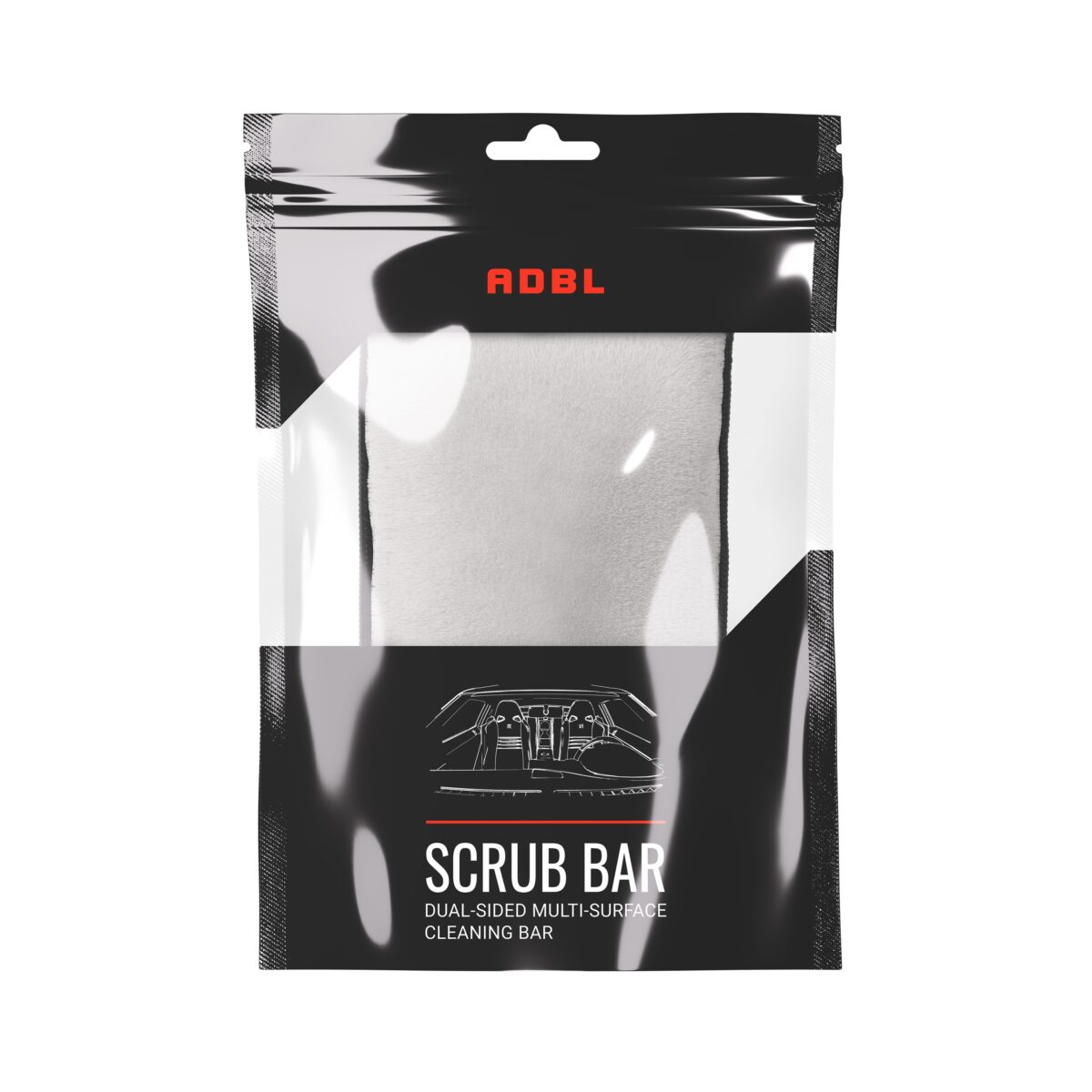 ADBL Scrub Bar - Dwustronna kostka do czyszczenia wnętrz - obrazek 3