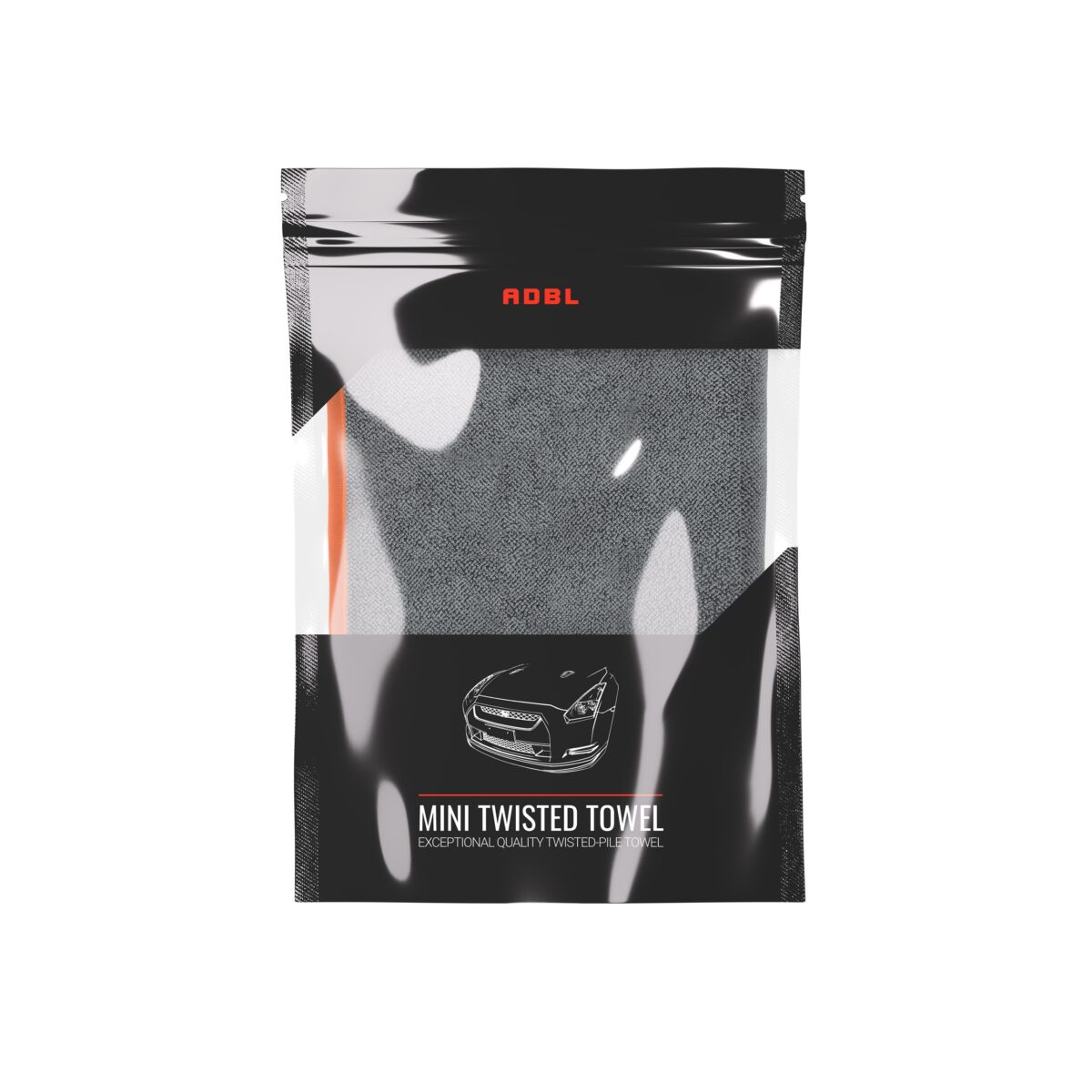ADBL Mini Twisted Towel - Wysoko chłonny ręcznik do osuszania 50x50cm 620gsm - obrazek 2