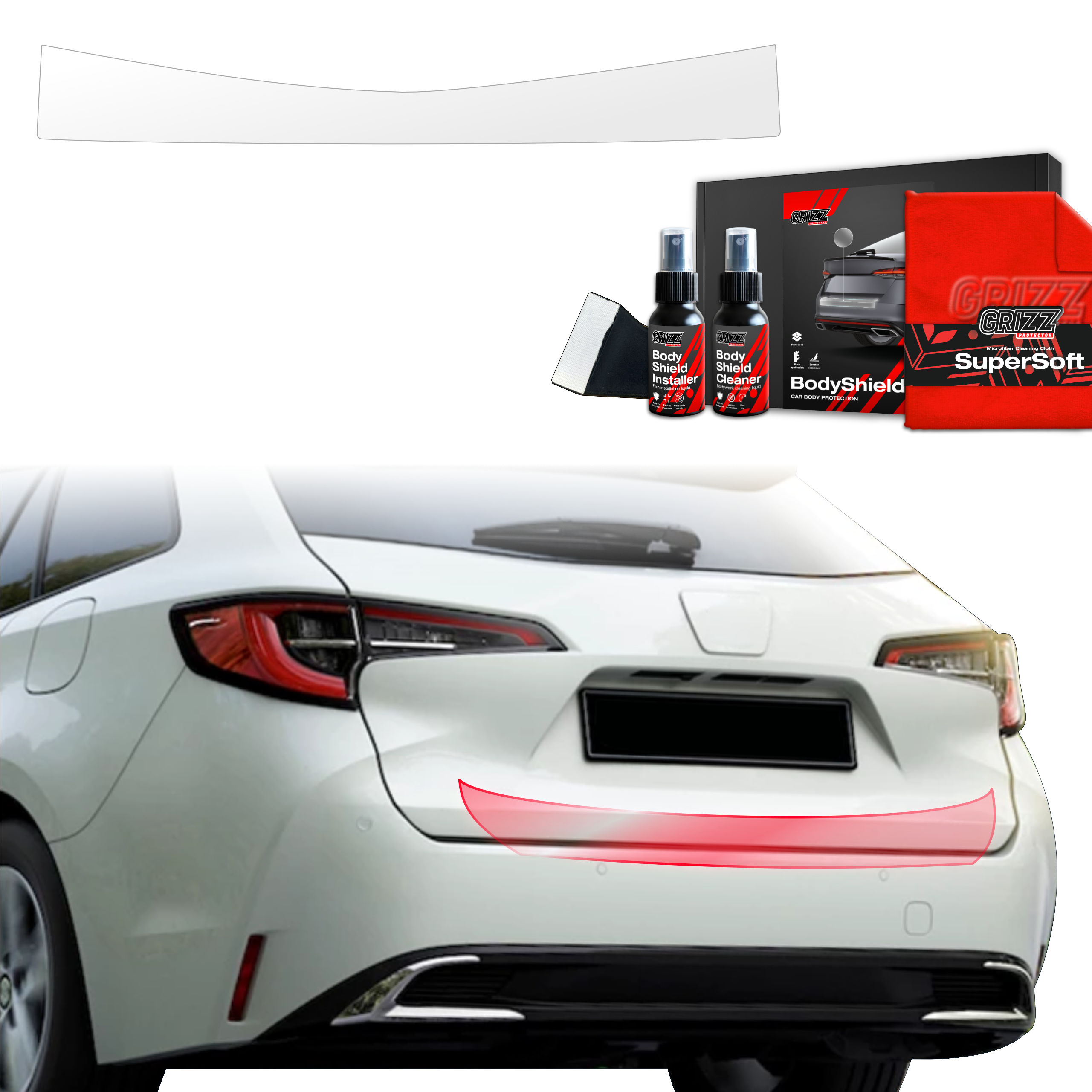 Folia ochronna na próg bagażnika Grizz do Suzuki Swace Facelift (2023-2026)