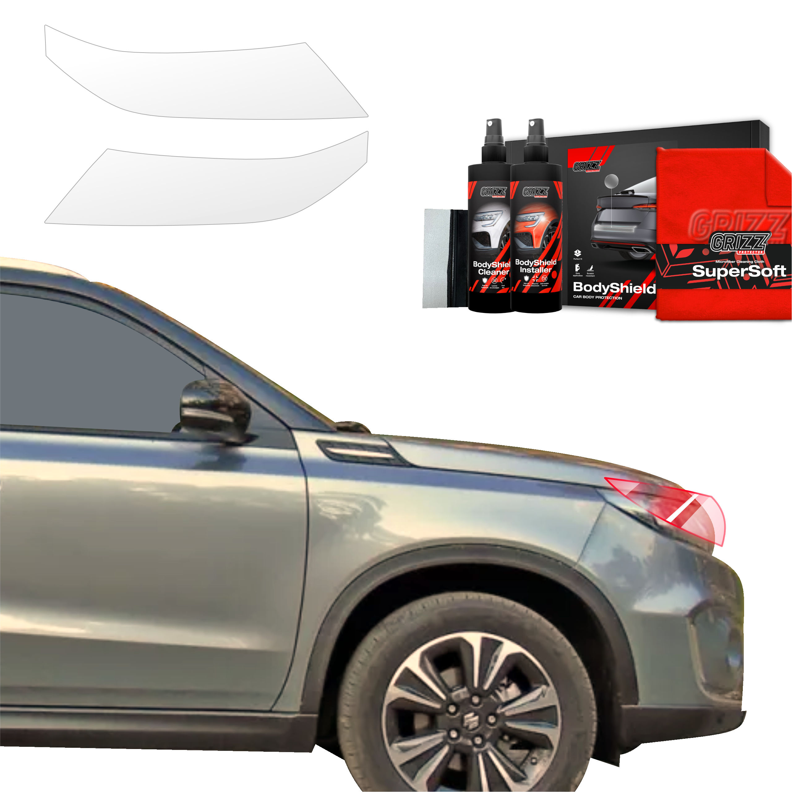 2w1 Folia ochronna na lampy Grizz do Suzuki Vitara Facelift (2024-2026)