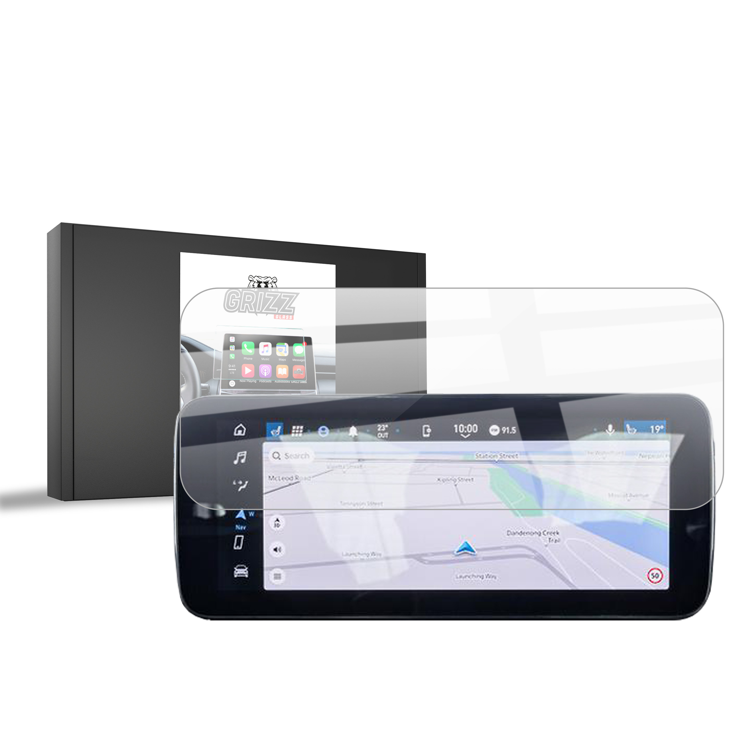 Folia ceramiczna Grizz do Abarth 500e 12,3" (2023-2026)