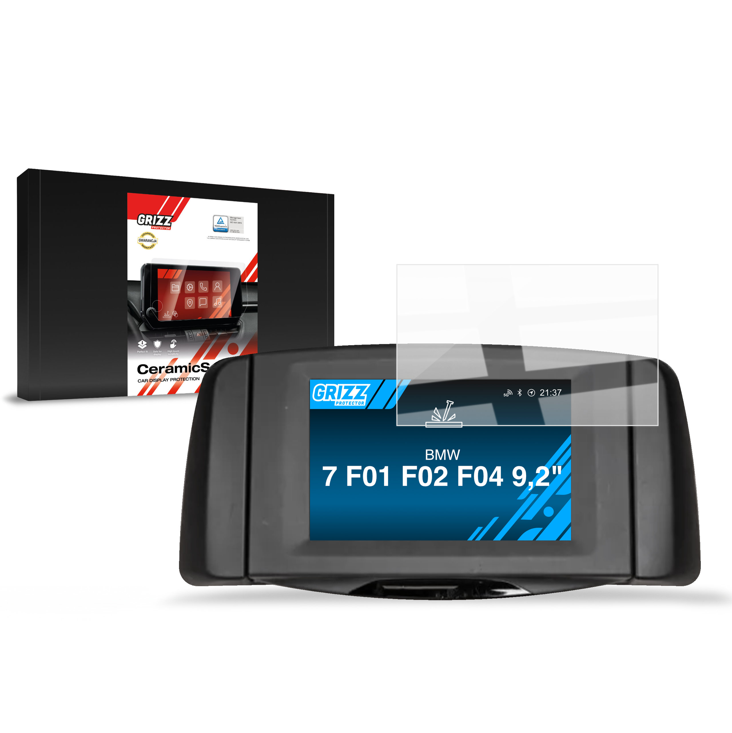 Folia ceramiczna Grizz do BMW 7 F01 F02 F04 RSE 9,2" (2008-2015)