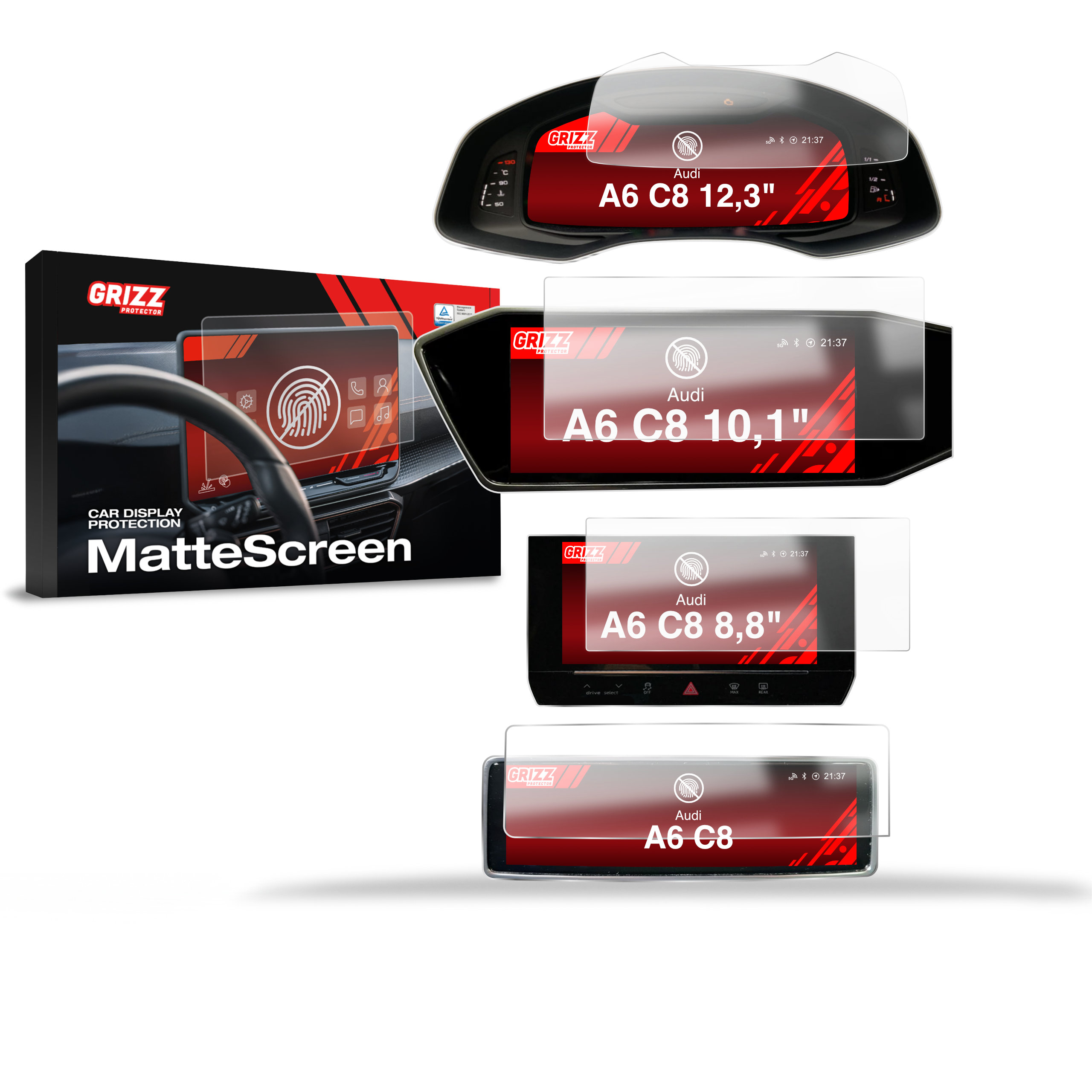 Folia antyodciskowa 4w1 Grizz do Audi A6 C8 (2018-2024)