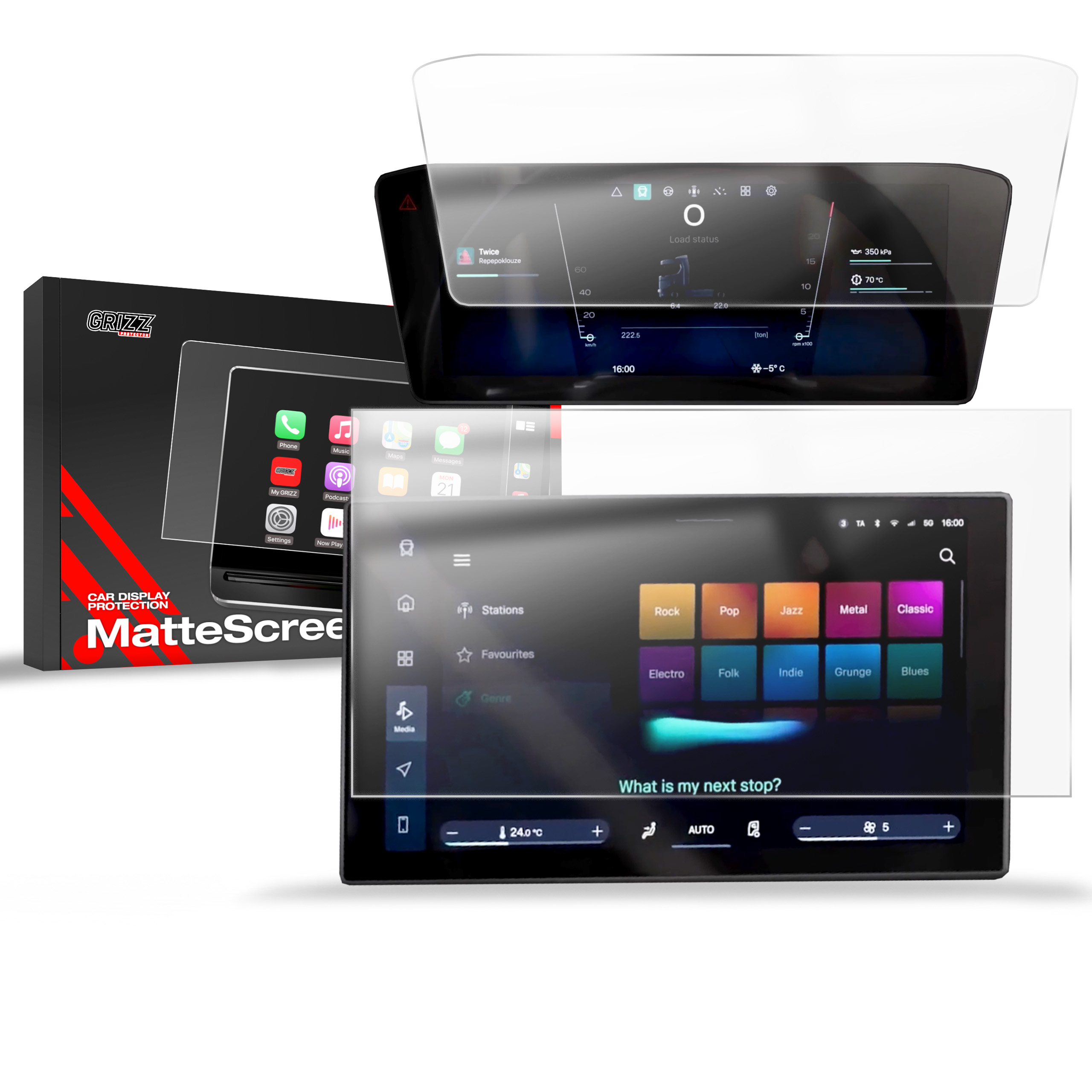 Folia antyodciskowa 2w1 Grizz do Scania P 12,9" (2024-2026)