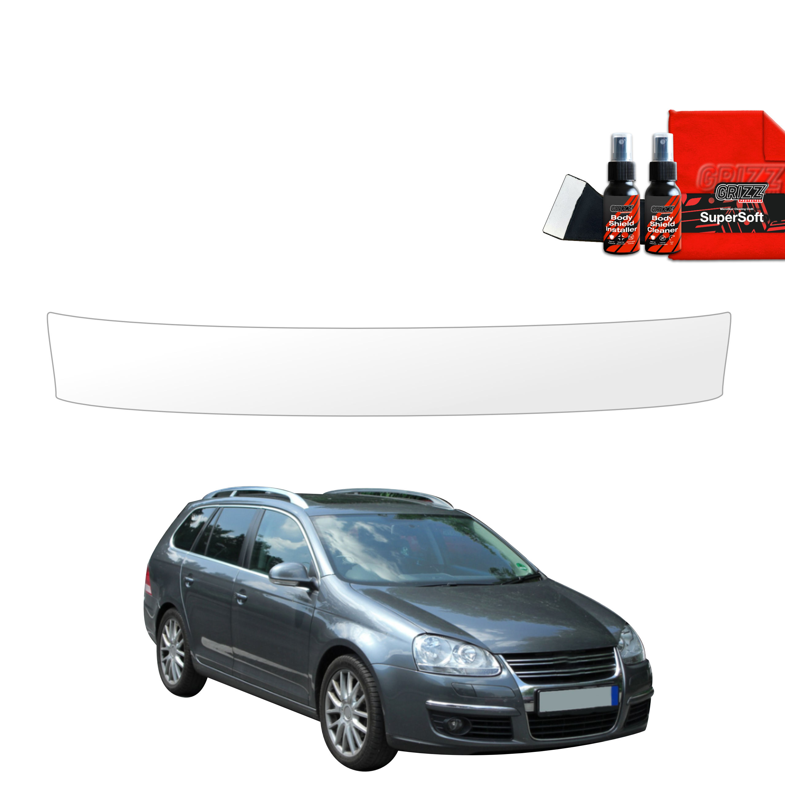 096678450926b11a812f9d13606df9af.jpg Folia ochronna na próg bagażnika Grizz do Volkswagen Golf 5 Variant (2003-2009) - obrazek 1