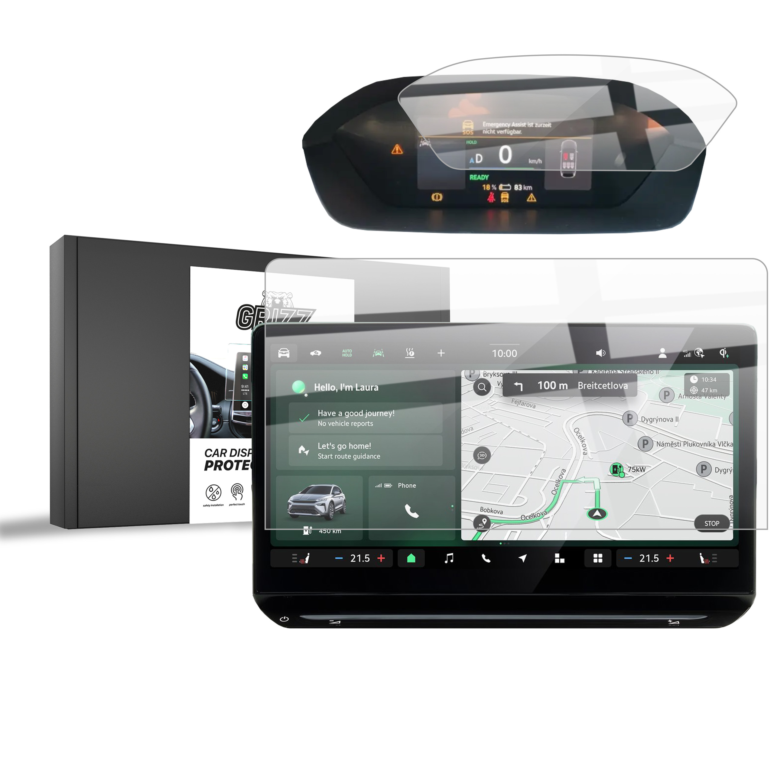 Folia ceramiczna 2w1 Grizz do Skoda Elroq 13" (2025-2026)