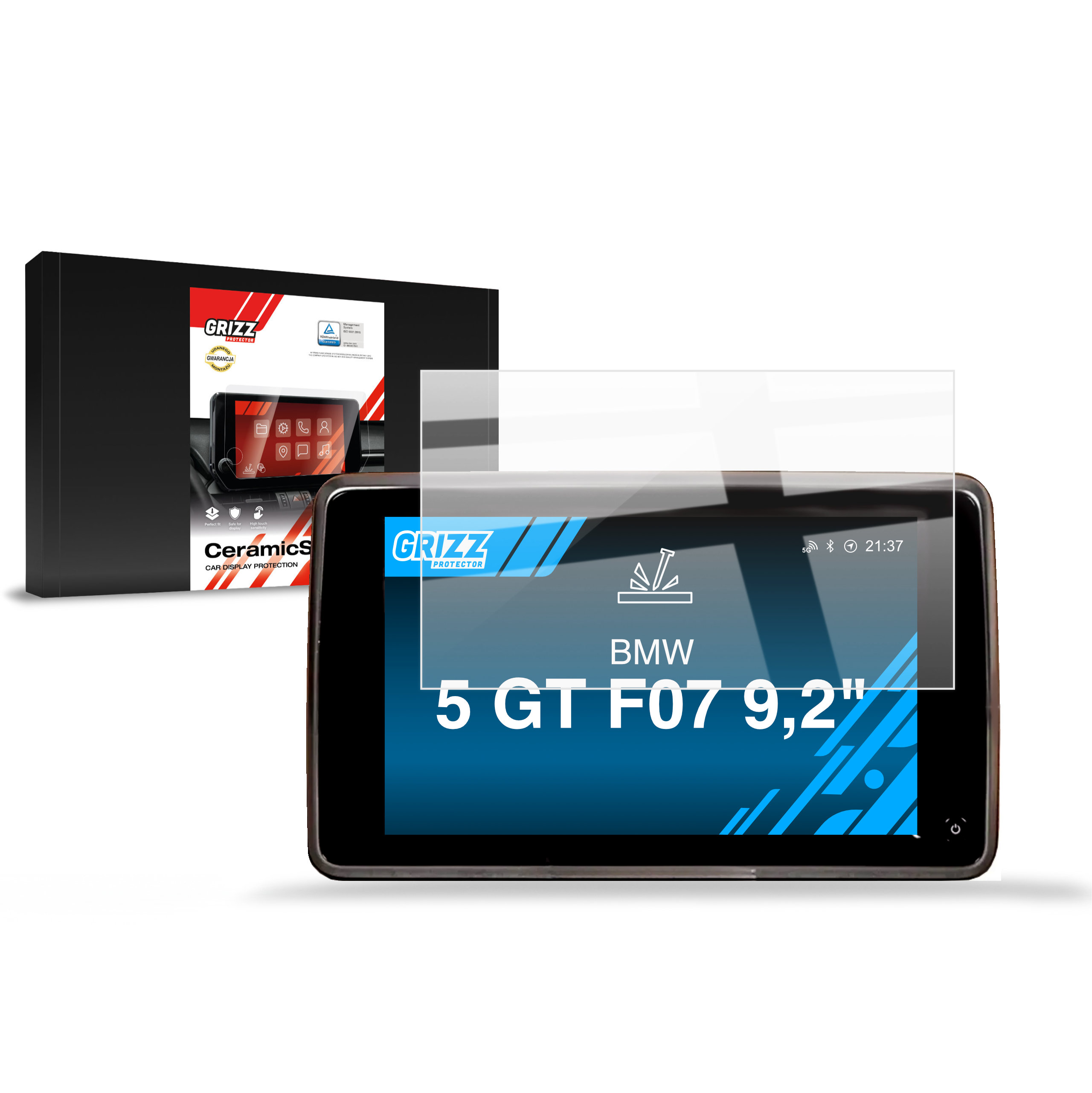 Folia ceramiczna Grizz do BMW 5 GT F07 RSE 9,2" (2013-2017)