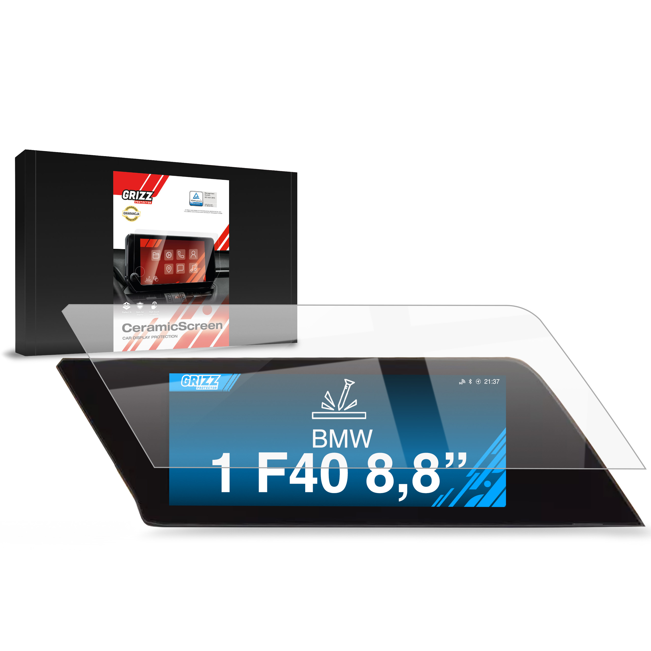 2ab12feecc9525bbad6005d21bfb2099.jpg Folia ceramiczna Grizz do BMW 1 F40 8,8" (2019-2023) - obrazek 1