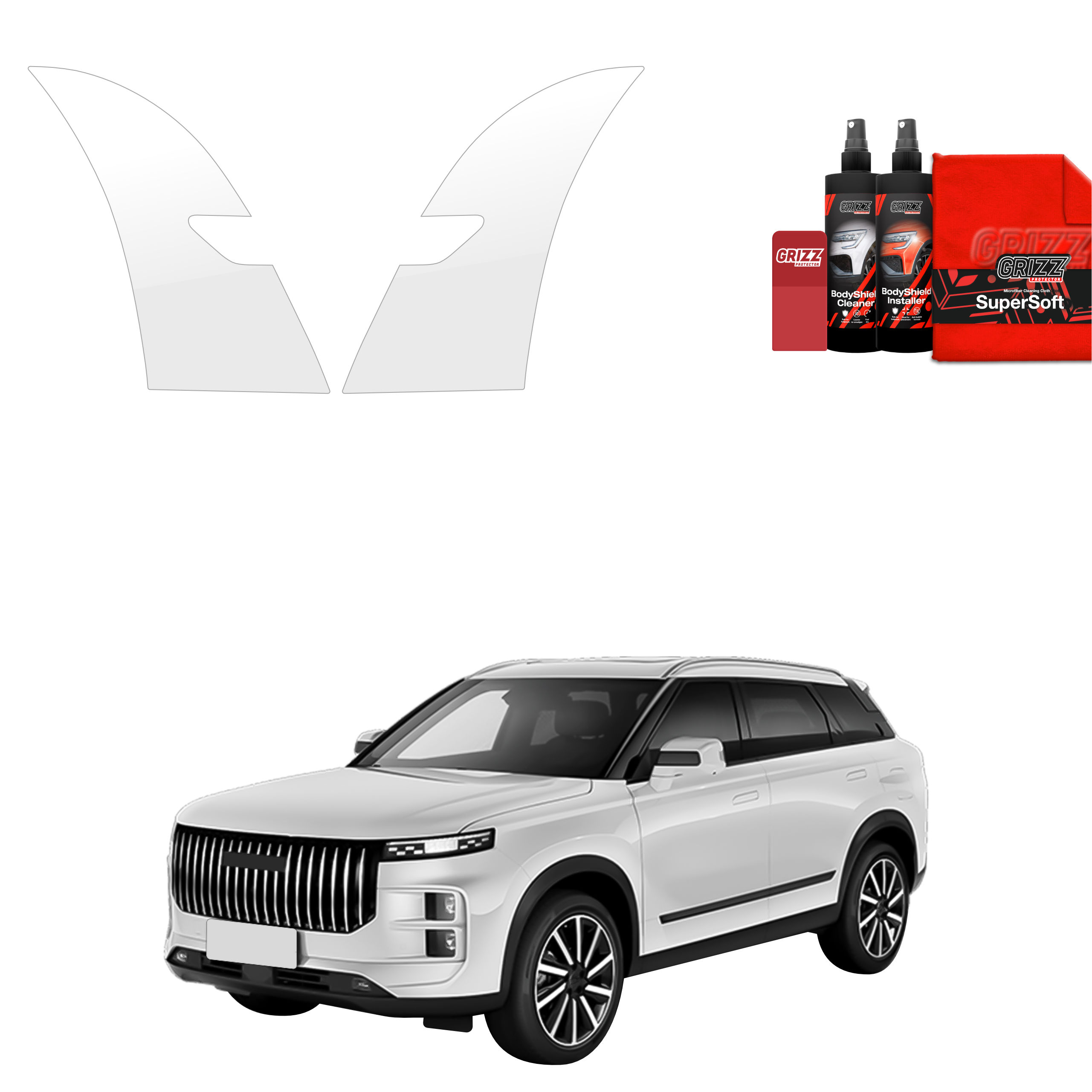 2w1 Folia ochronna na nadkola Grizz do Jaecoo J7 (2024-2026)