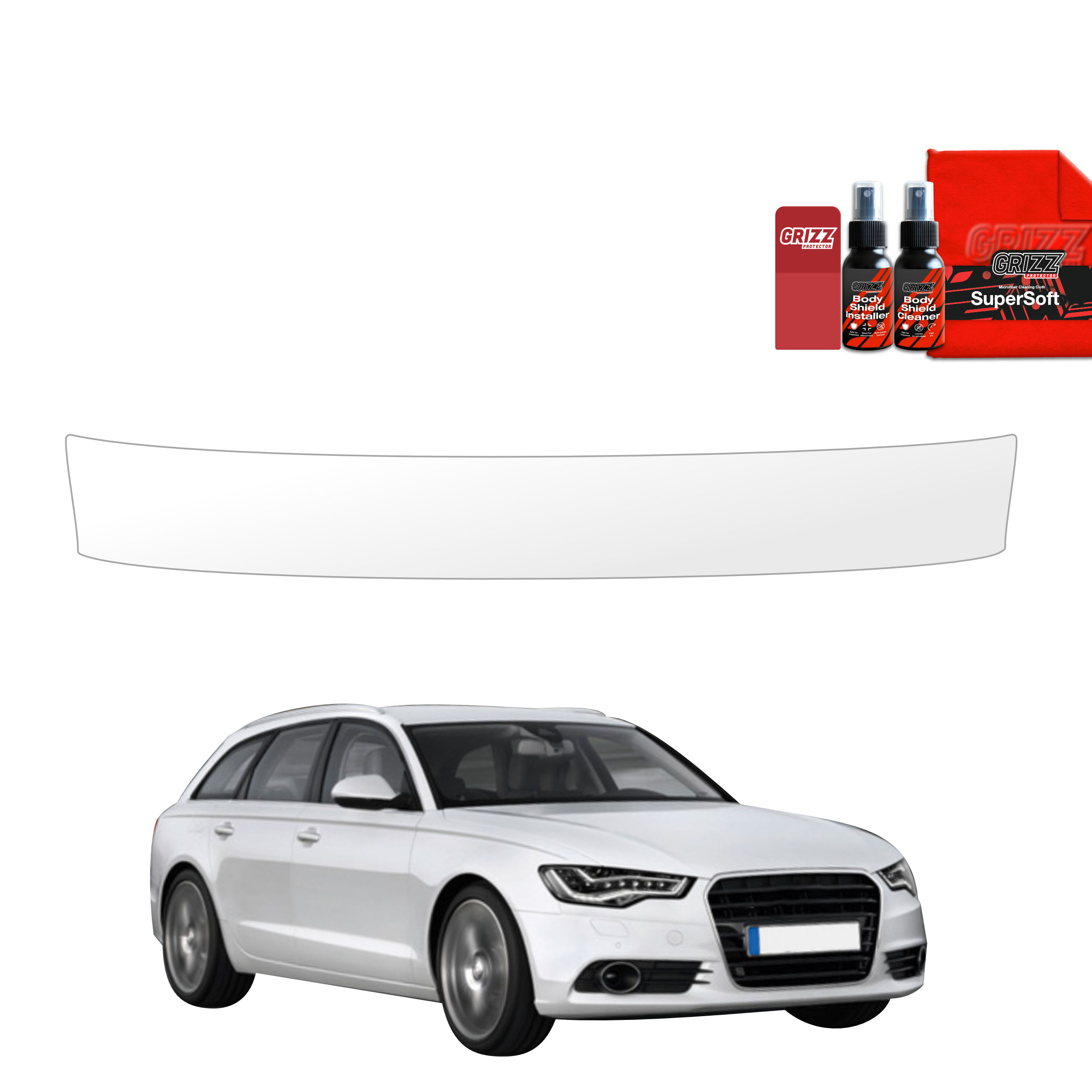 31047a0b7b65881c5193392ddc692df2.jpg Folia ochronna na próg bagażnika Grizz do Audi A6 C7 Avant (2011-2014) - obrazek 1