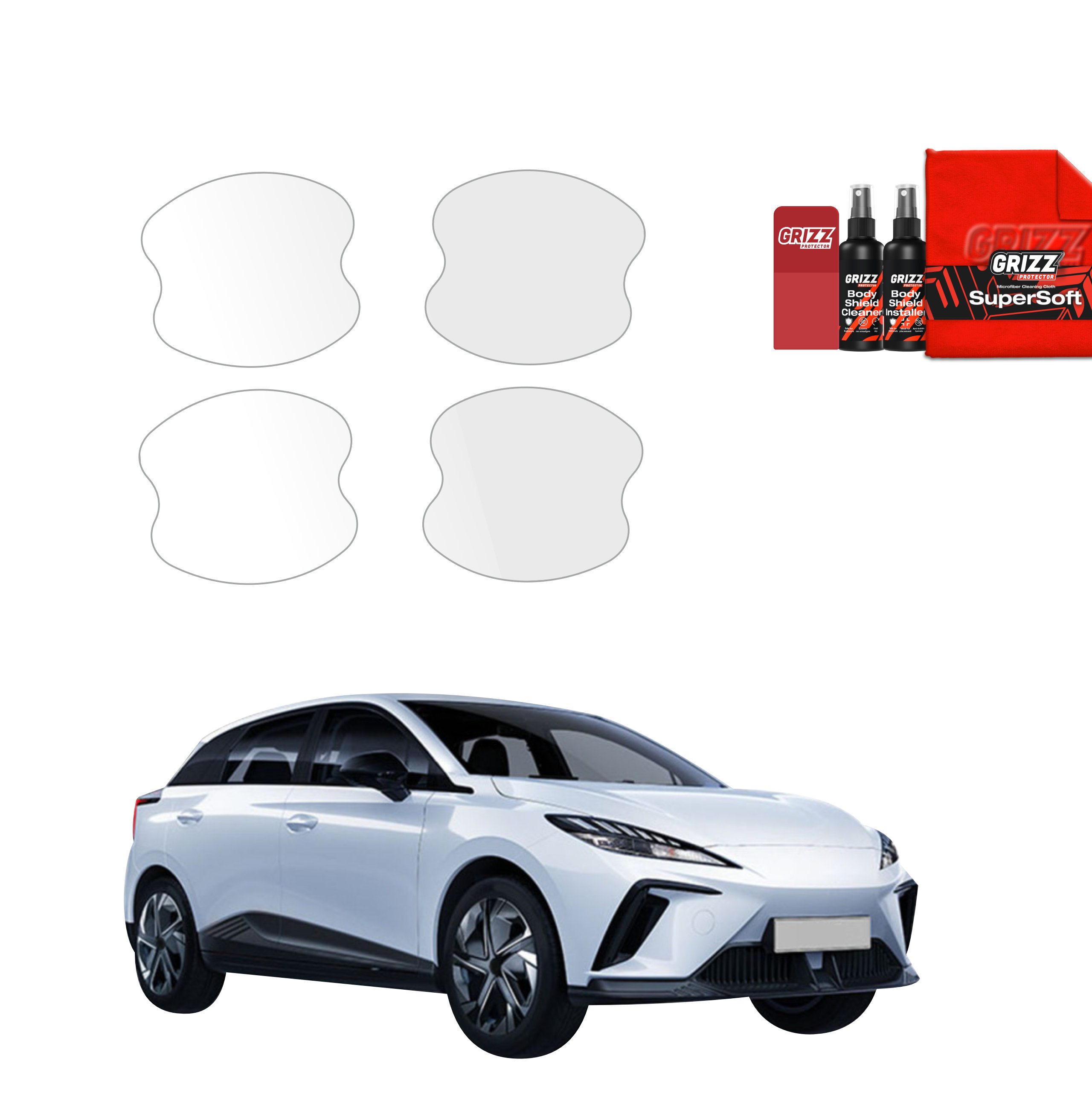 4w1 Folia ochronna pod klamki Grizz do MG 4 (2025-2026)