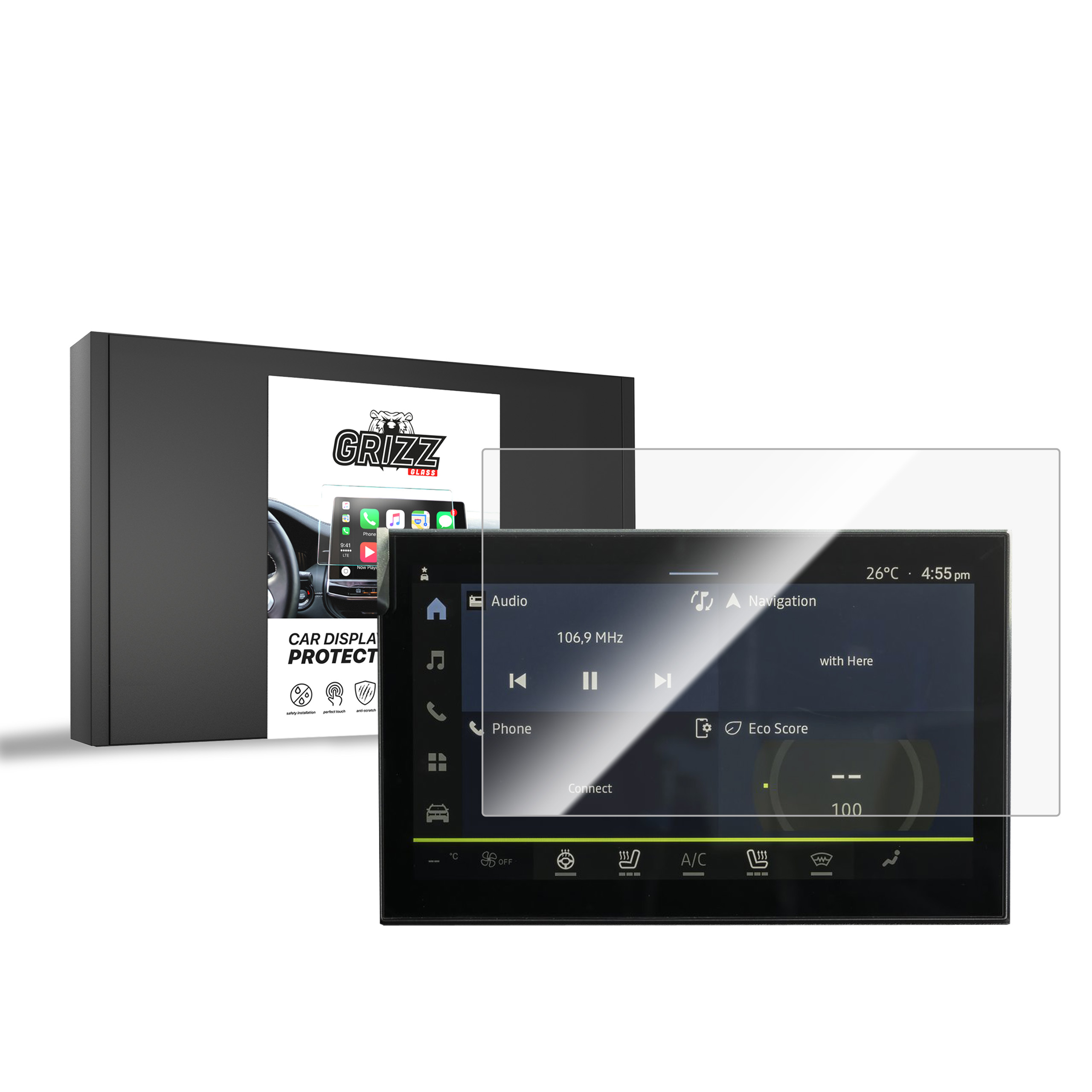 Folia ceramiczna Grizz do Dacia Spring 10" (2024-2026)