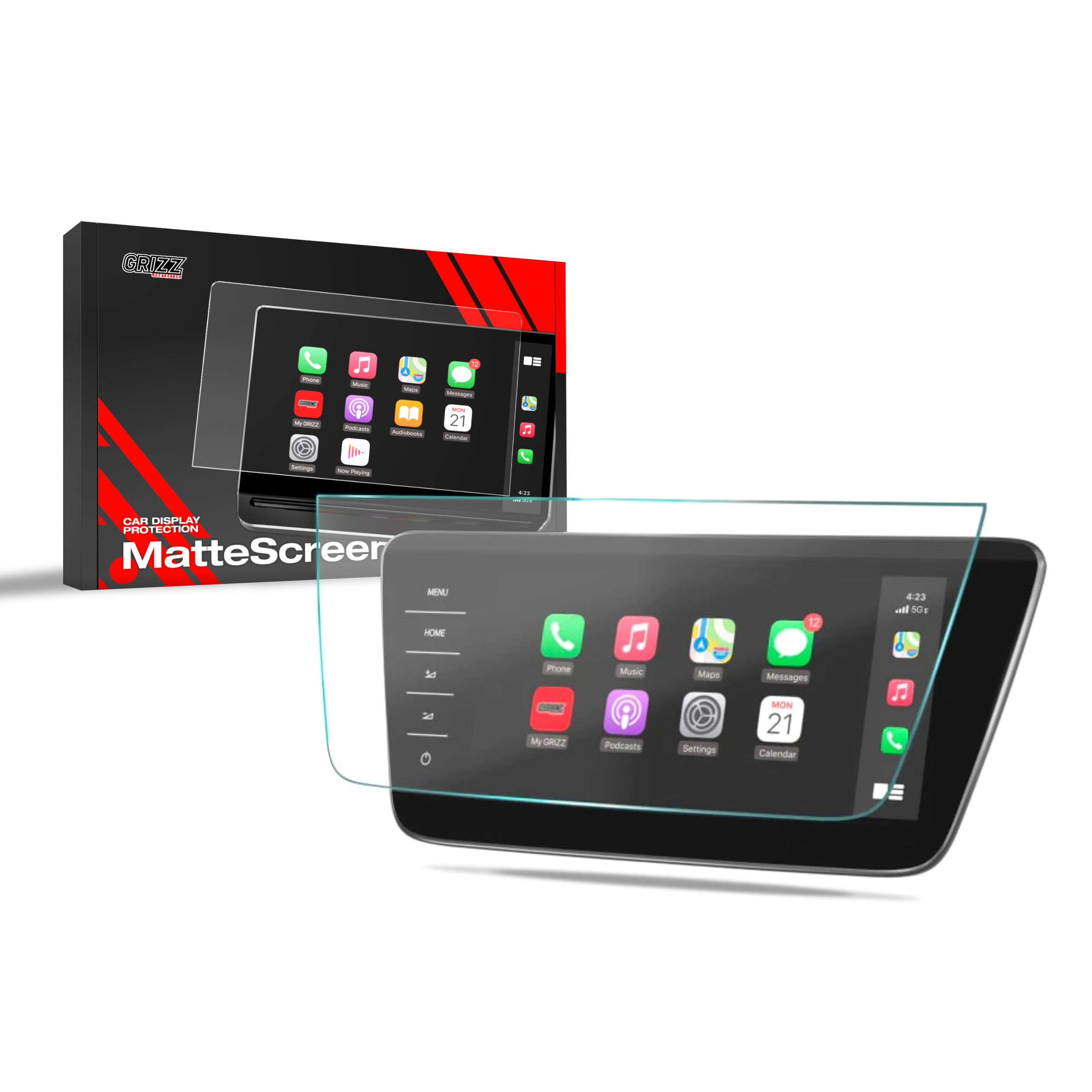 2-PAK Folia antyodciskowa Grizz do Skoda Superb 3 9,2" Columbus (2015-2024)