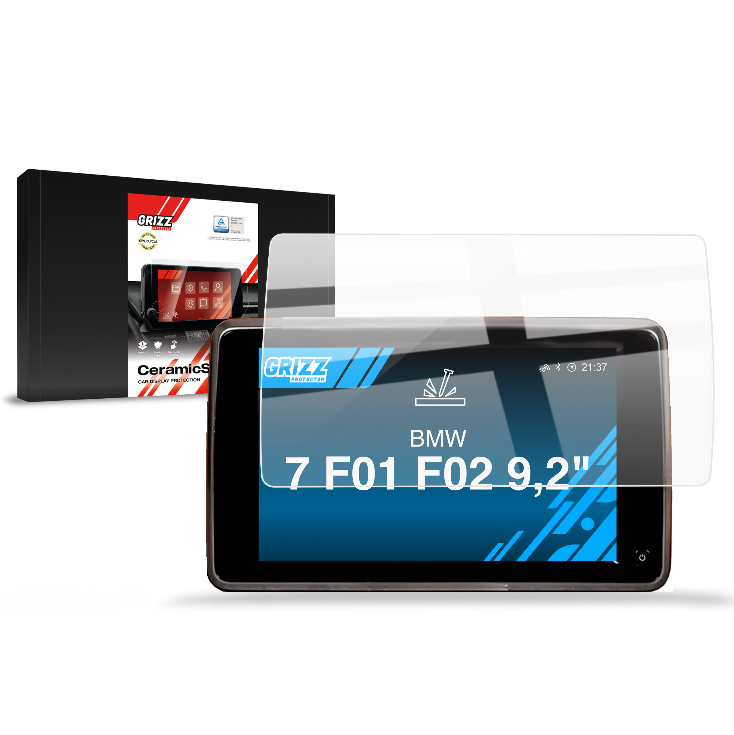 Folia ceramiczna Grizz do BMW 7 F01 F02 RSE 9,2" (2012-2015)