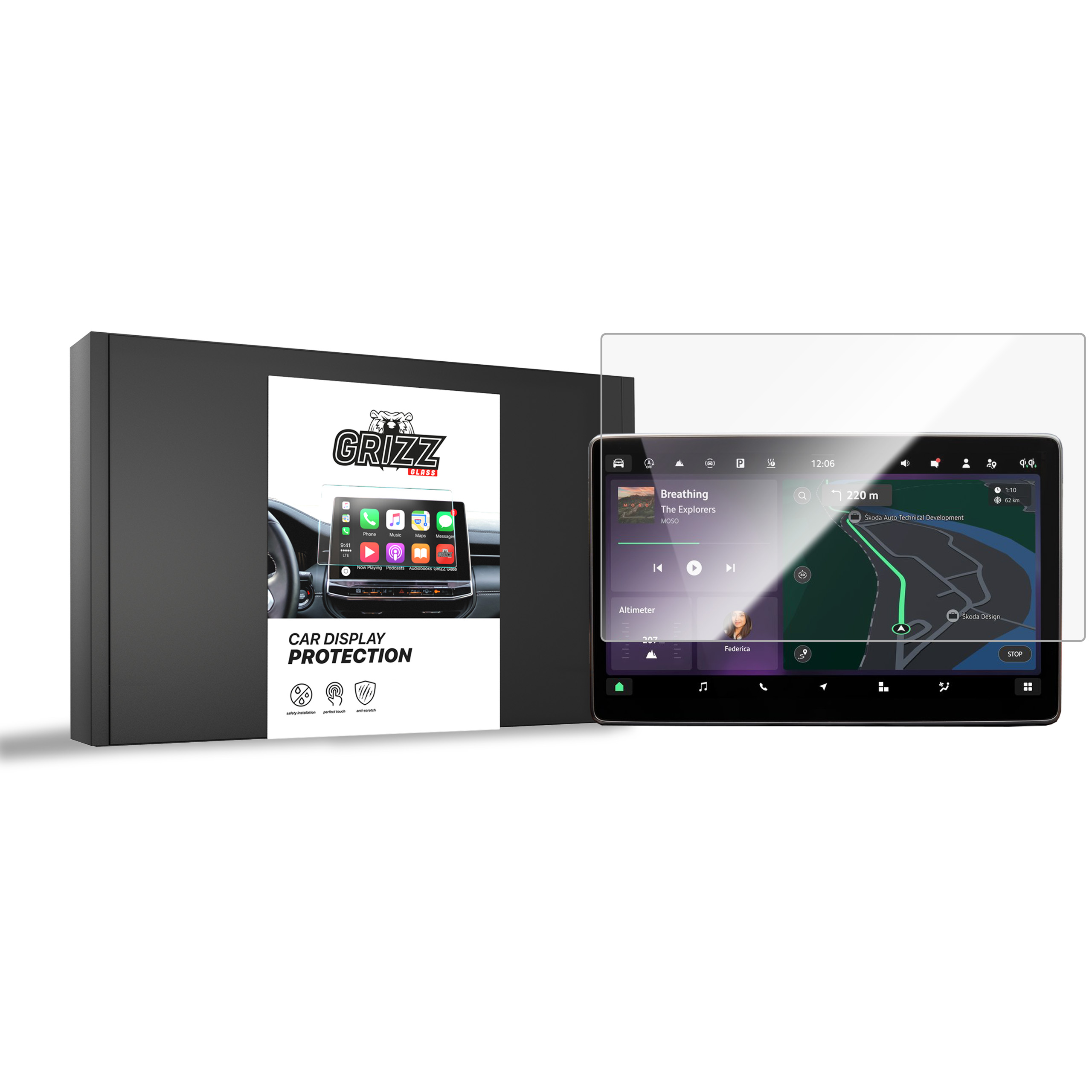 Folia ceramiczna Grizz do Skoda Octavia 4 13" (2024-2026)