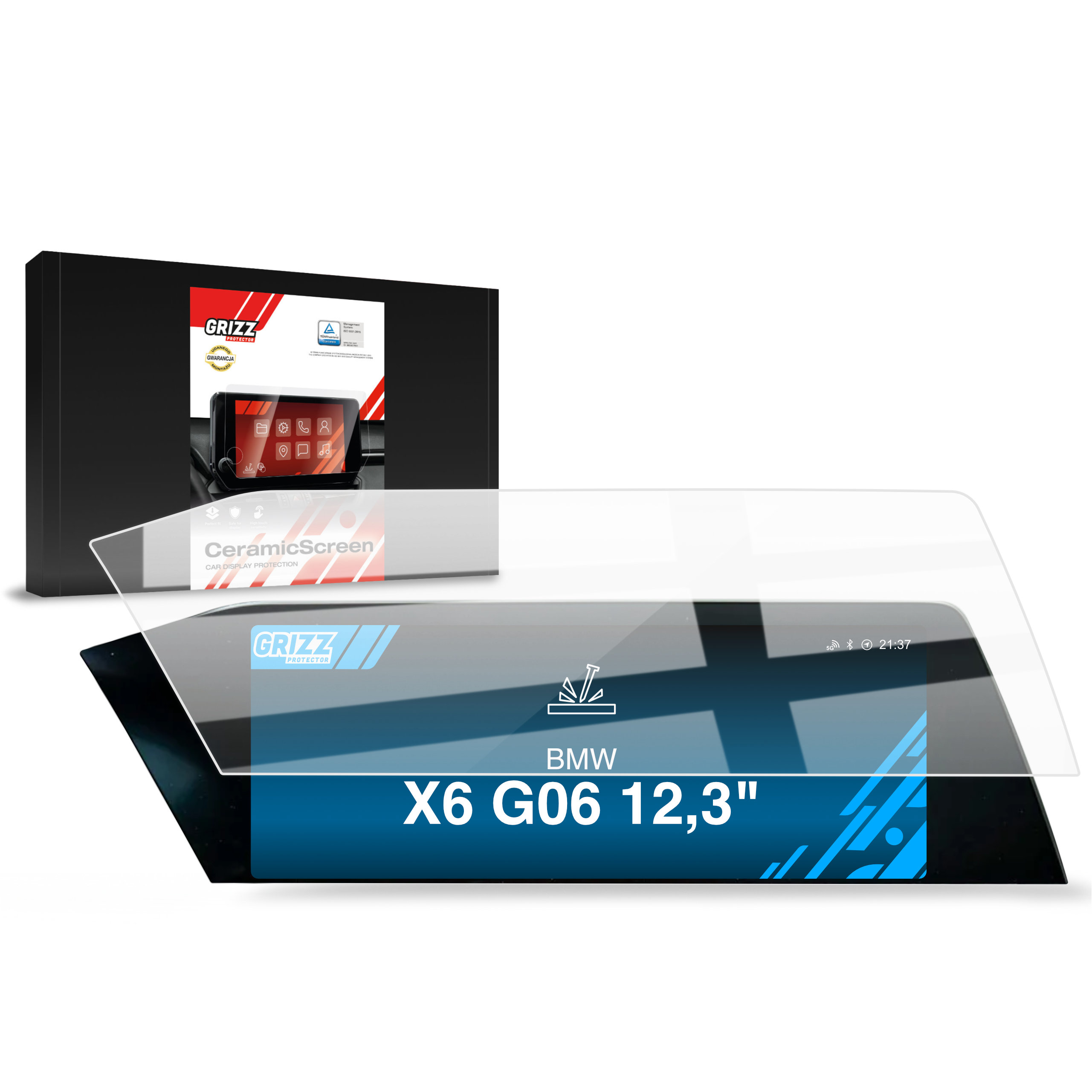 Folia ceramiczna Grizz do BMW X6 G06 12.3" (2019-2023)