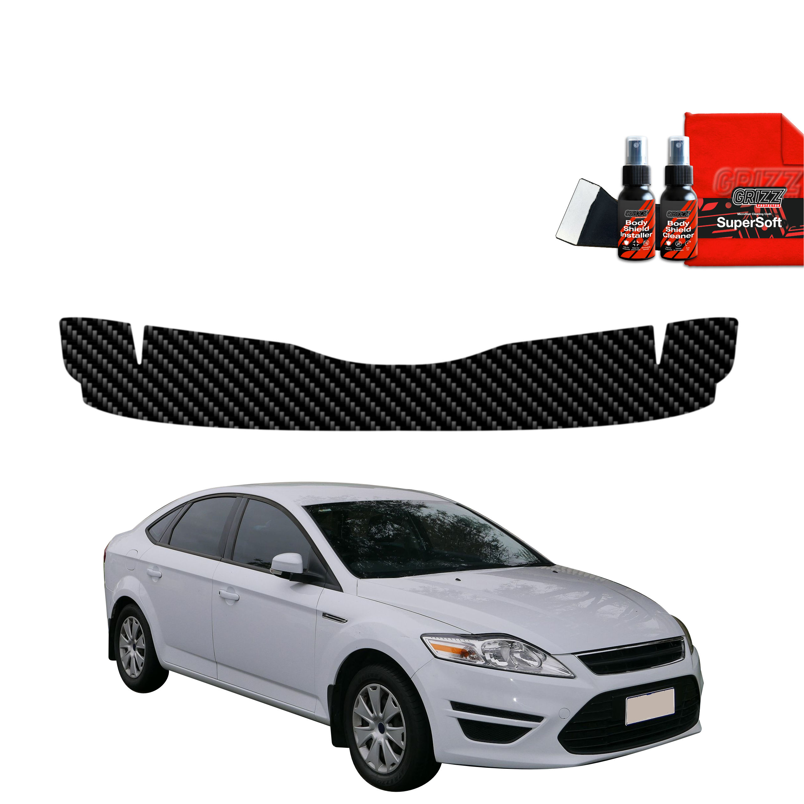 Folia karbonowa na próg bagażnika do Ford Mondeo Mk4 (2010-2014)