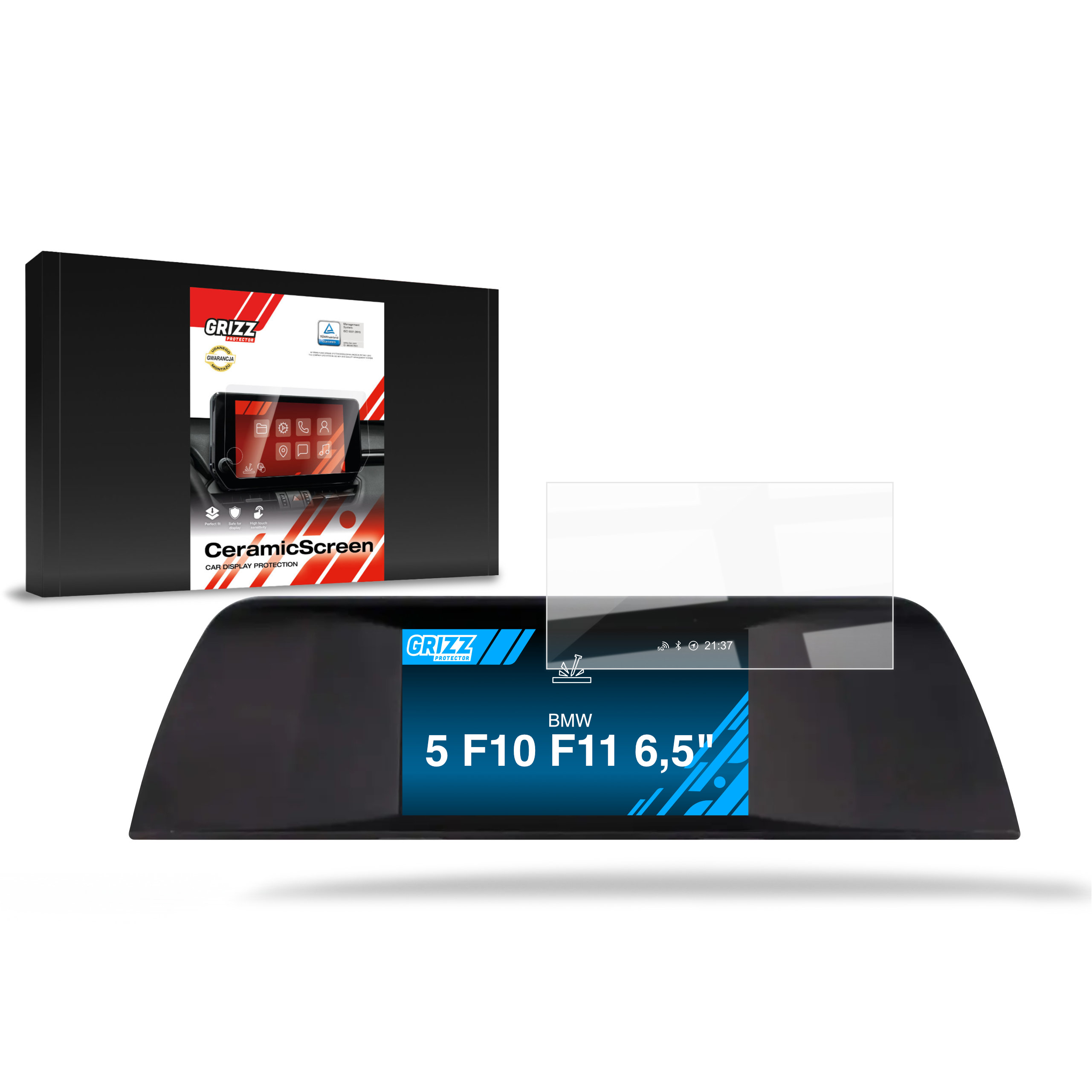Folia ceramiczna Grizz do BMW 5 F10 F11 6,5" (2010-2013)