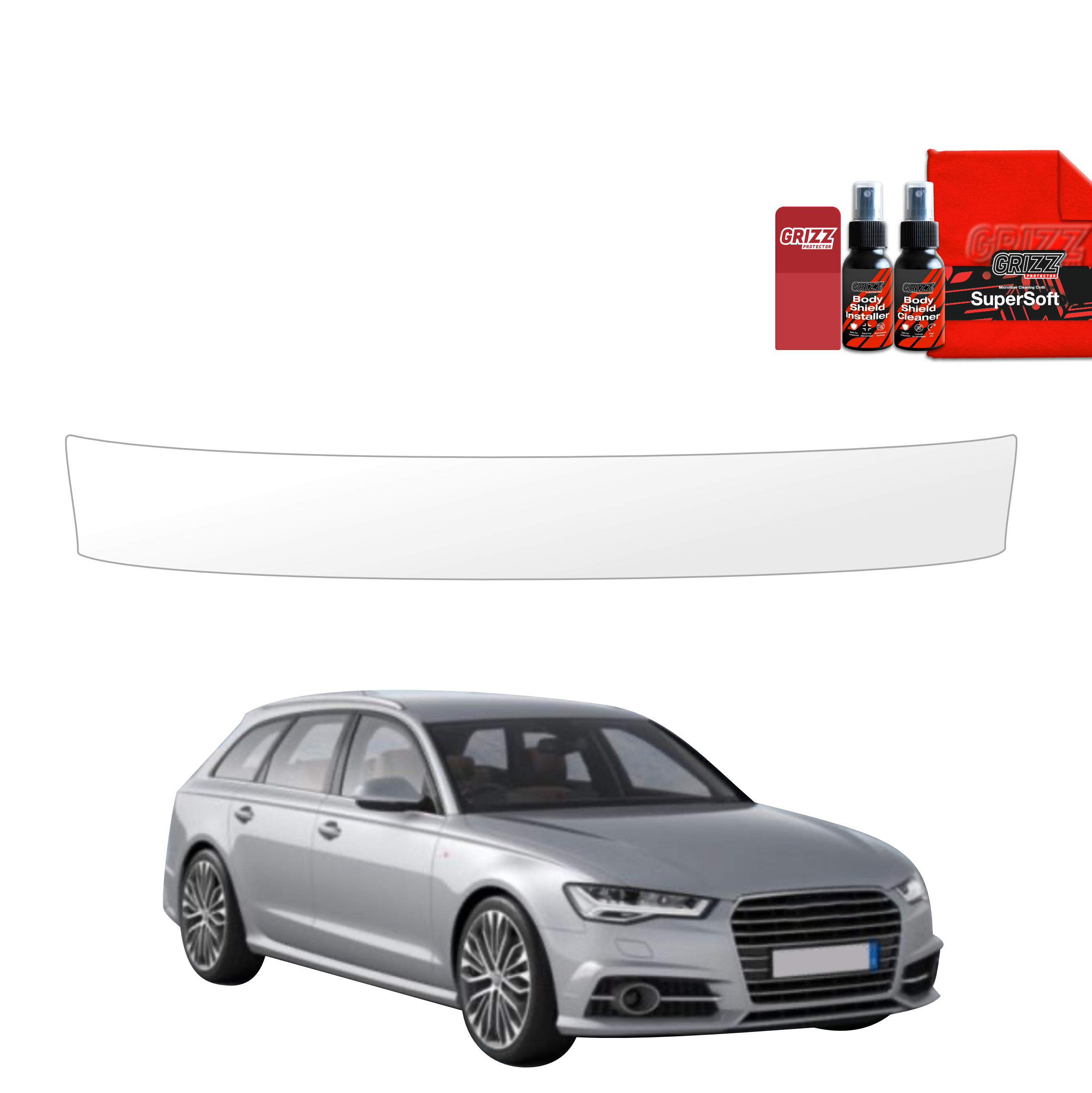 Folia ochronna na próg bagażnika Grizz do Audi A6 C7 Avant Facelifting (2014-2018)