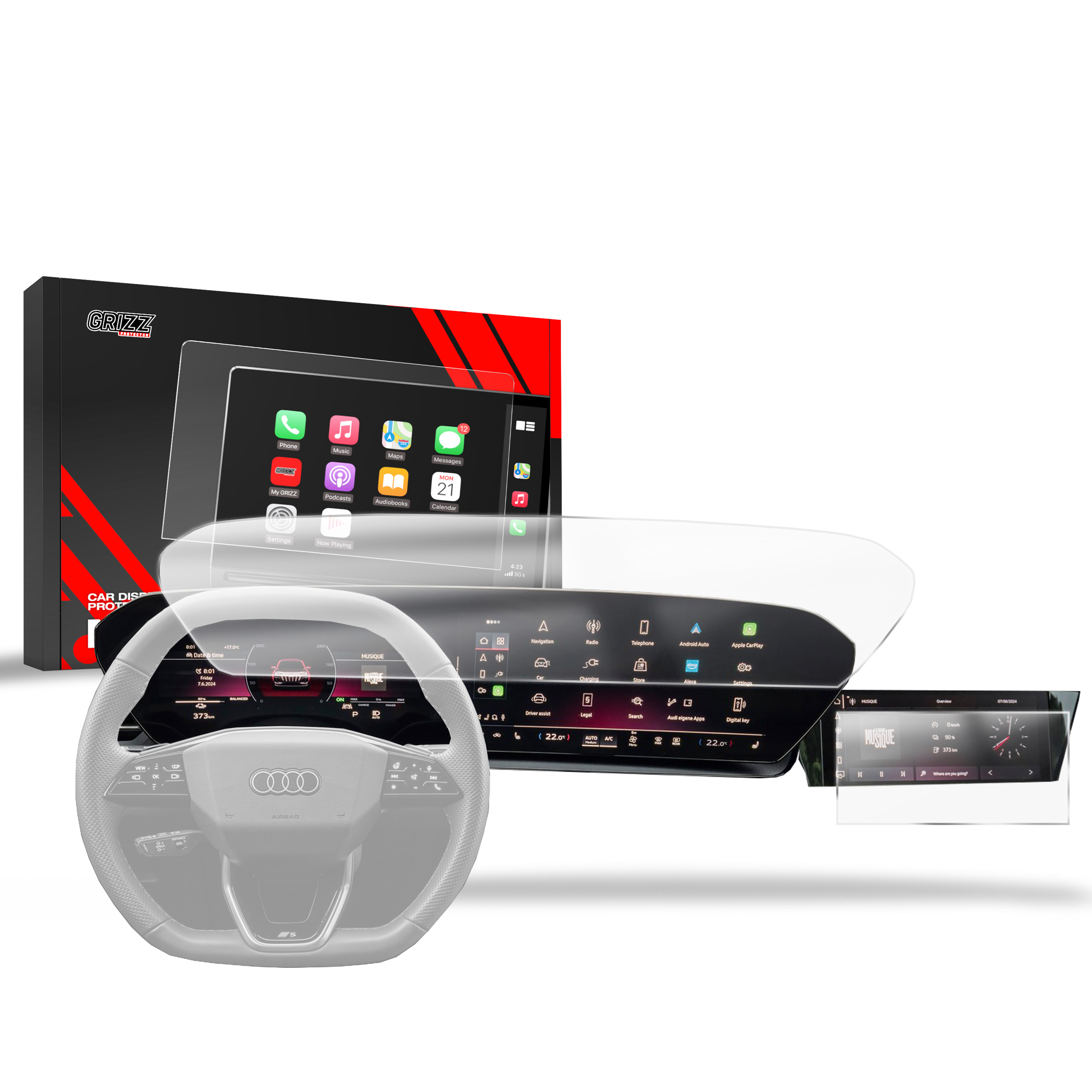 Folia antyodciskowa 2w1 Grizz do Audi SQ6 e-tron (2024-2026)