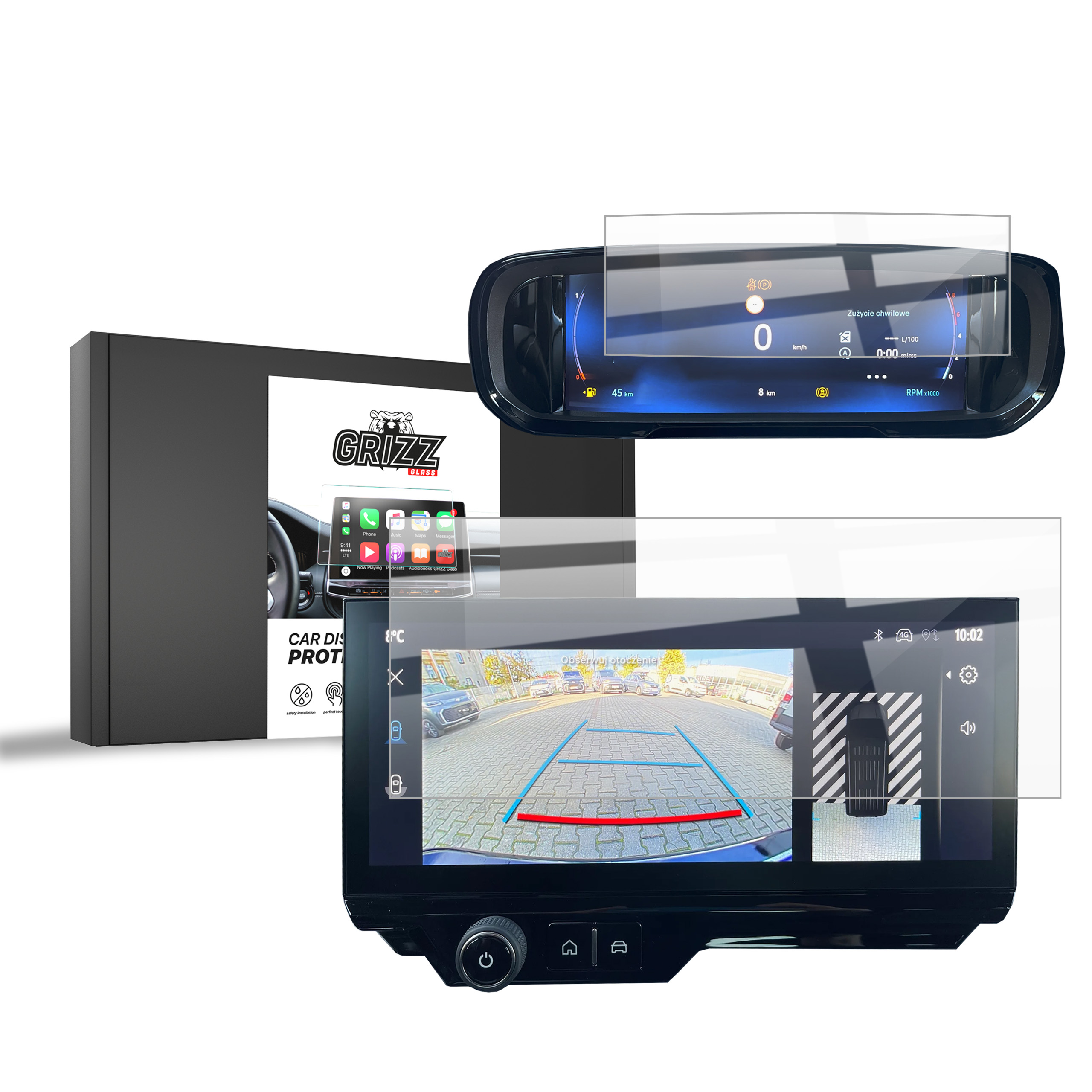 Folia ceramiczna 2w1 Grizz do Toyota Proace City 10" (2024-2026)