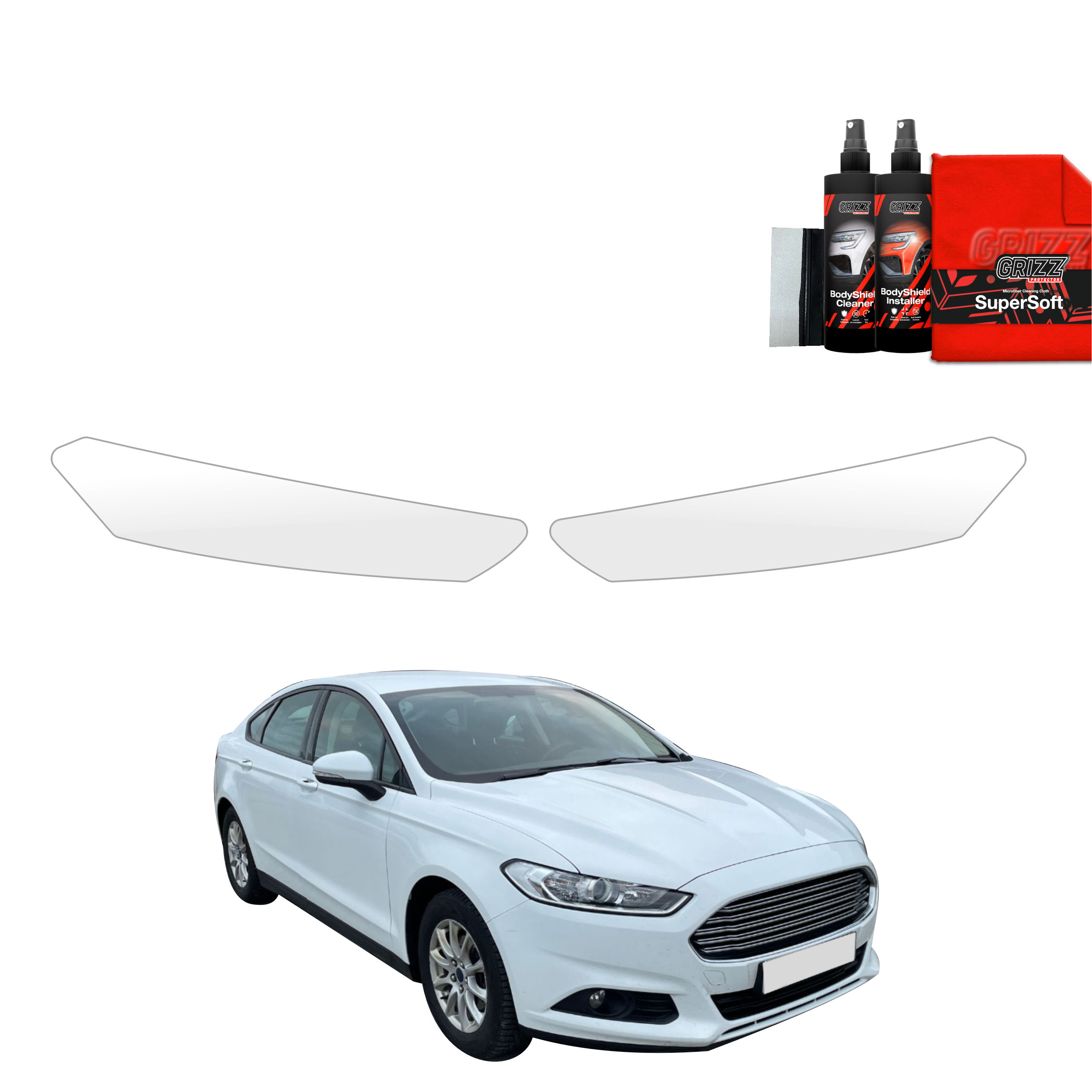 2w1 Folia ochronna na lampy Grizz do Ford Mondeo Mk5 Sedan (2014-2019)