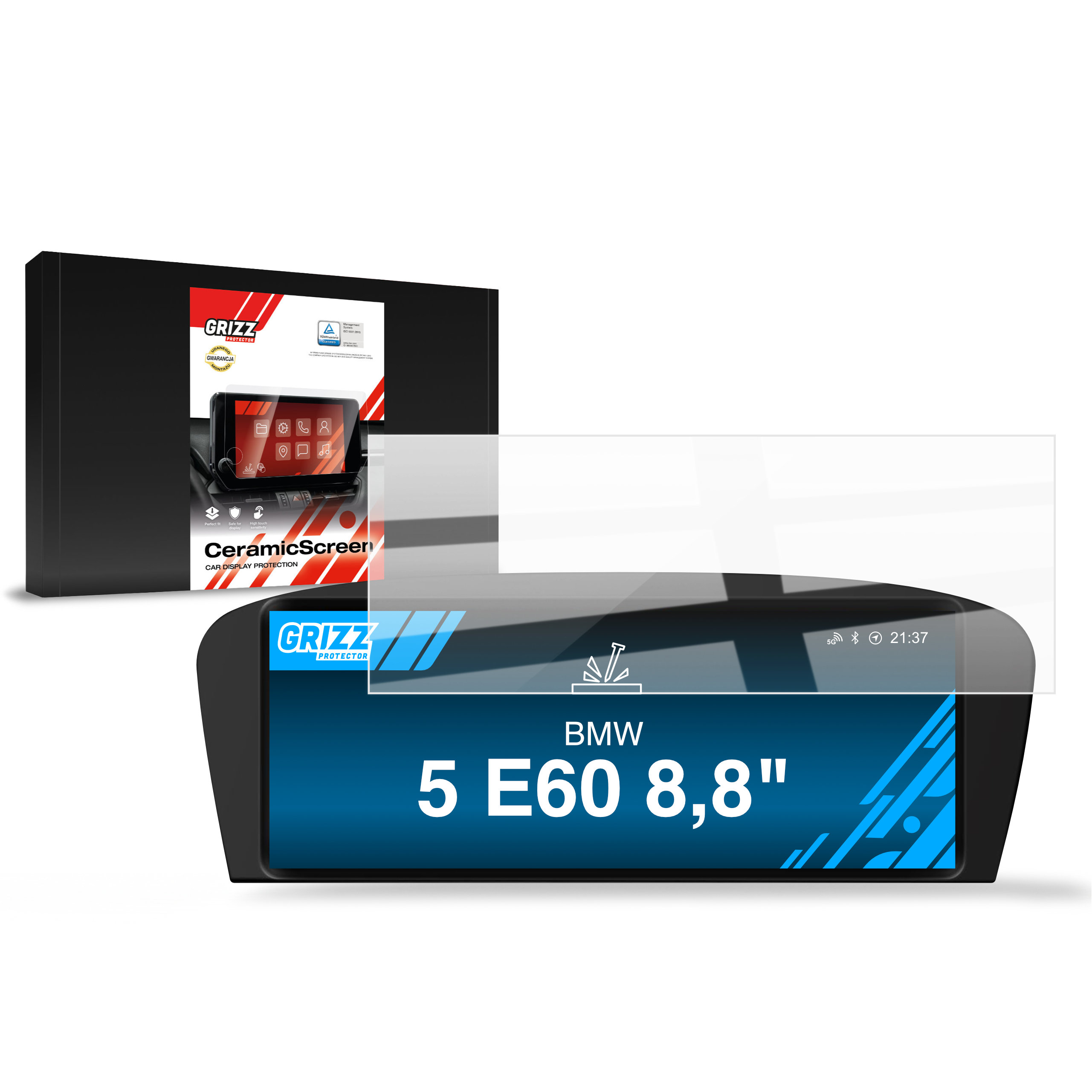 Folia ceramiczna Grizz do BMW 5 E60 8,8" (2003-2010)