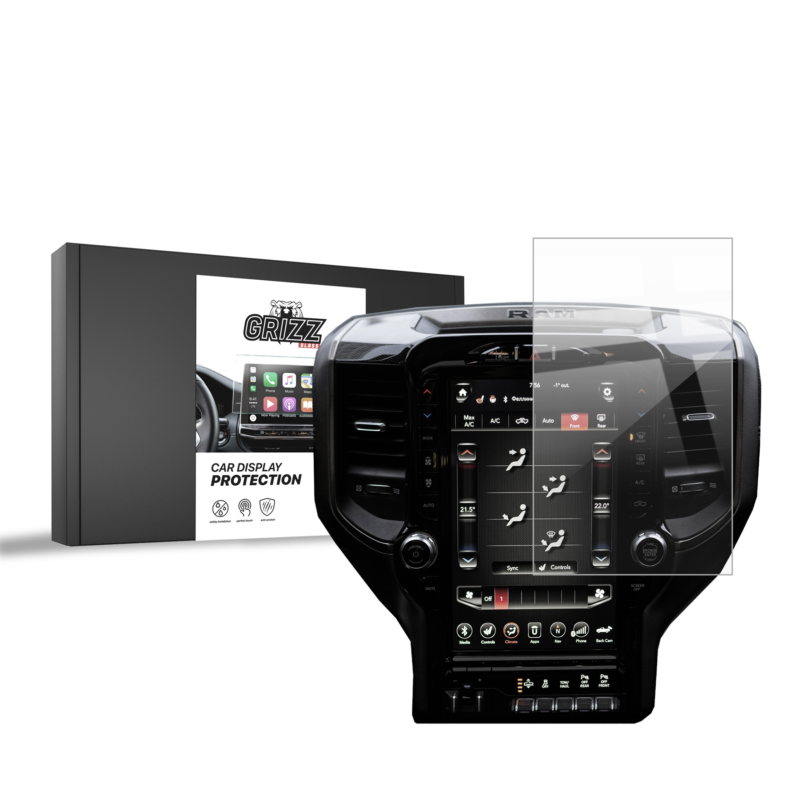 Folia ceramiczna Grizz do Dodge Ram 2500 12,3" (2019-2026)