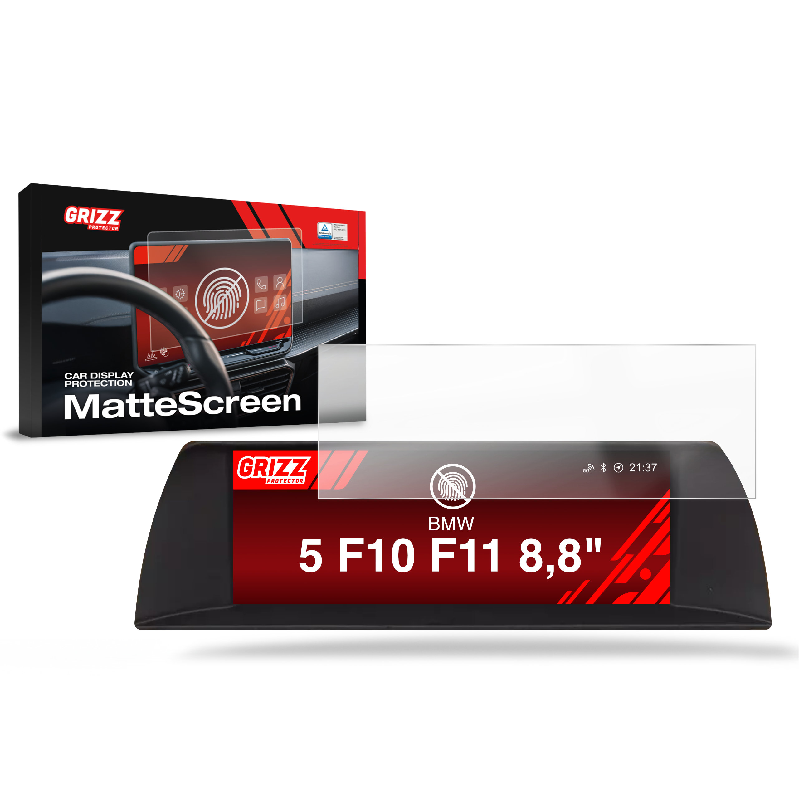 Folia antyodciskowa Grizz do BMW 5 F10 F11 8,8" (2010-2013)