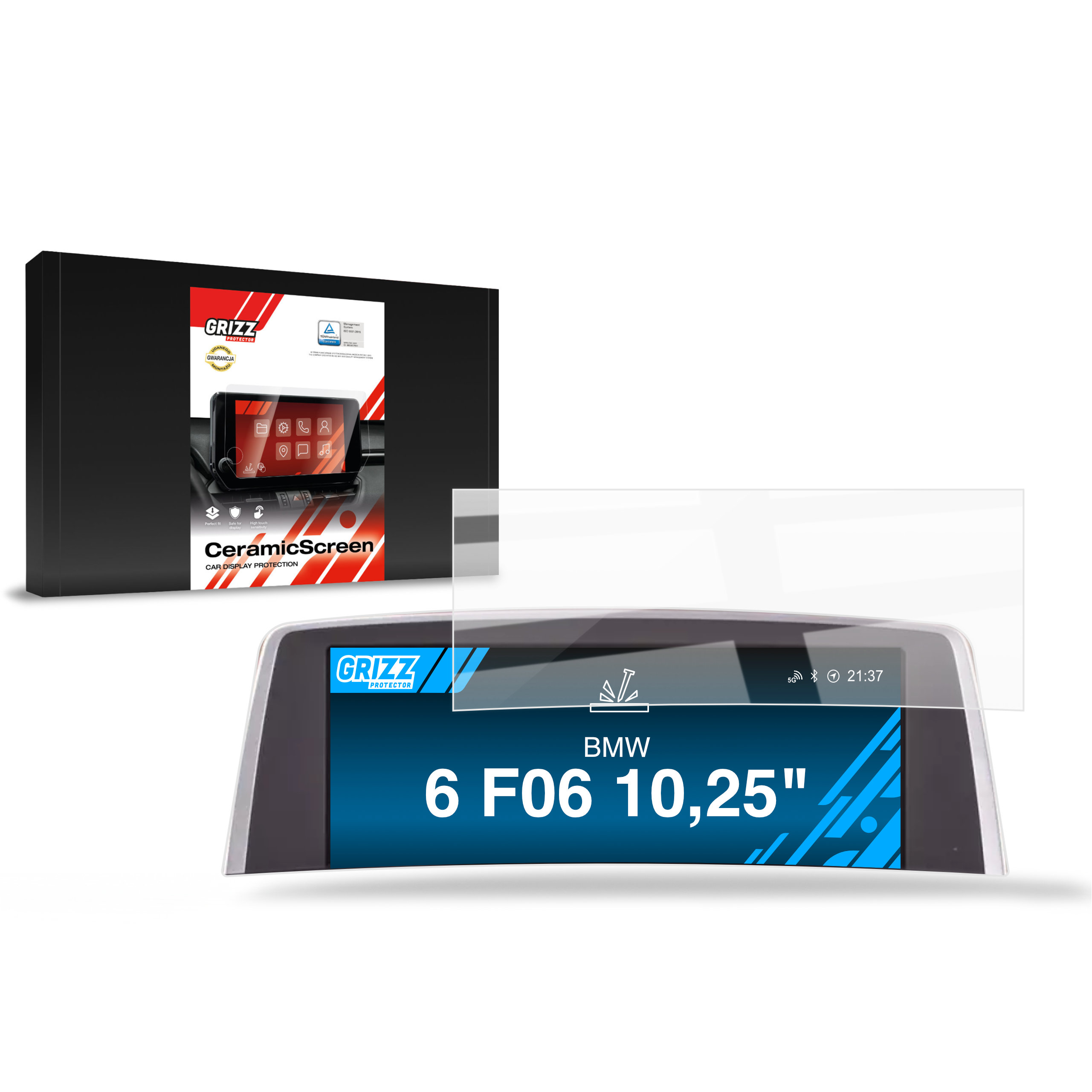 Folia ceramiczna Grizz do BMW 6 Gran Coupé F06 10,25" (2012-2014)