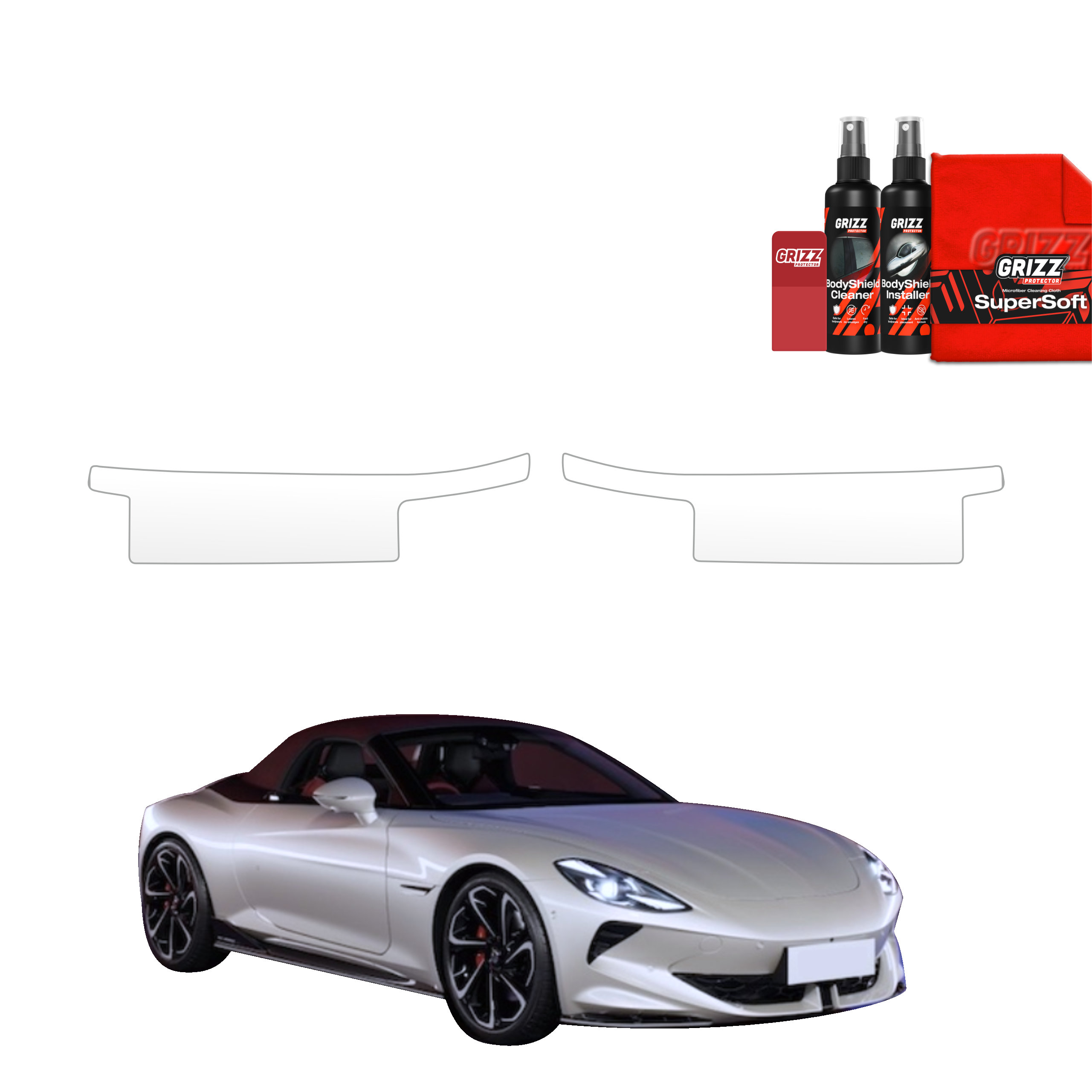 2w1 Folia ochronna na progi Grizz do MG Cyberster (2024-2026)