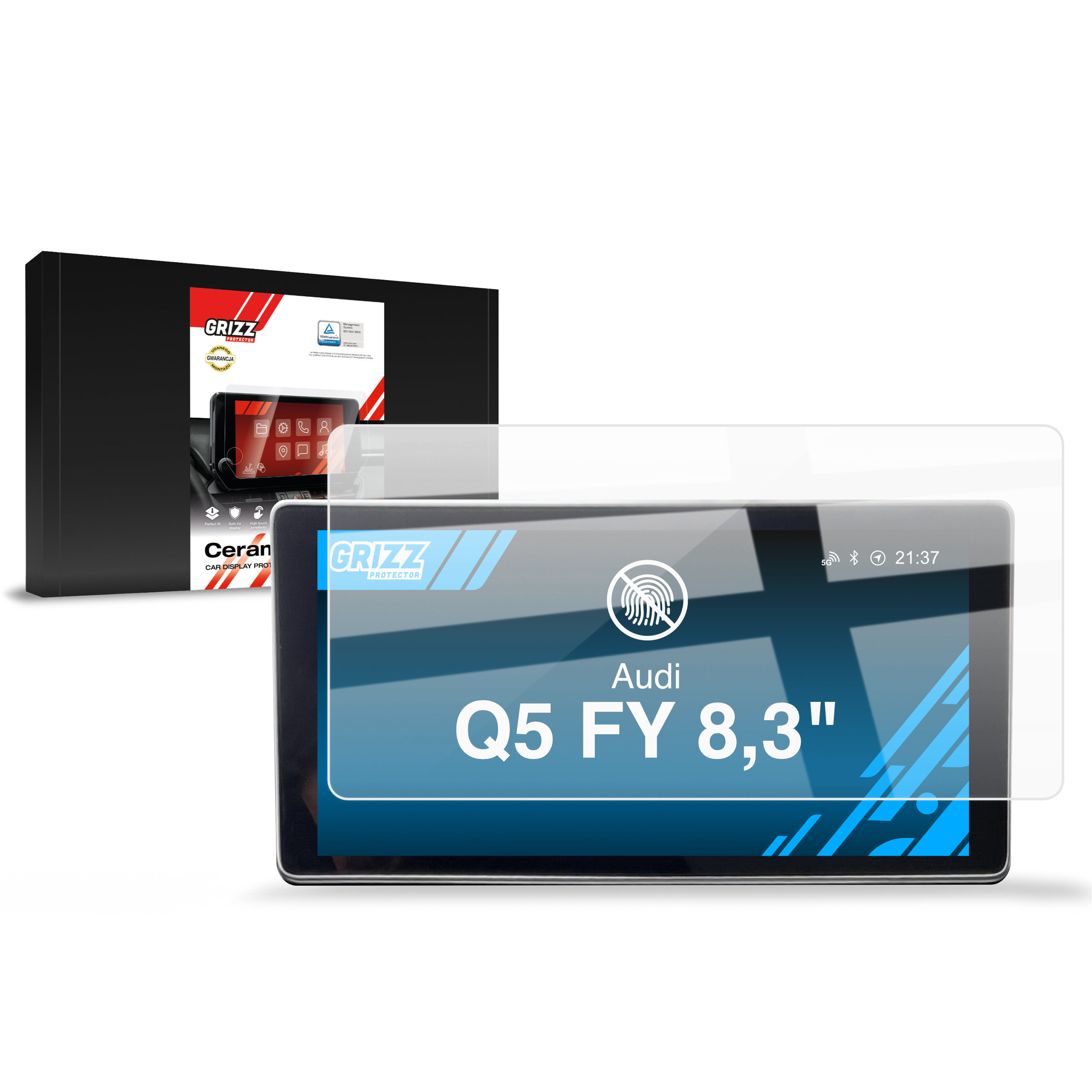 Folia ceramiczna Grizz do Audi Q5 FY MMI 8,3" (2016-2019)