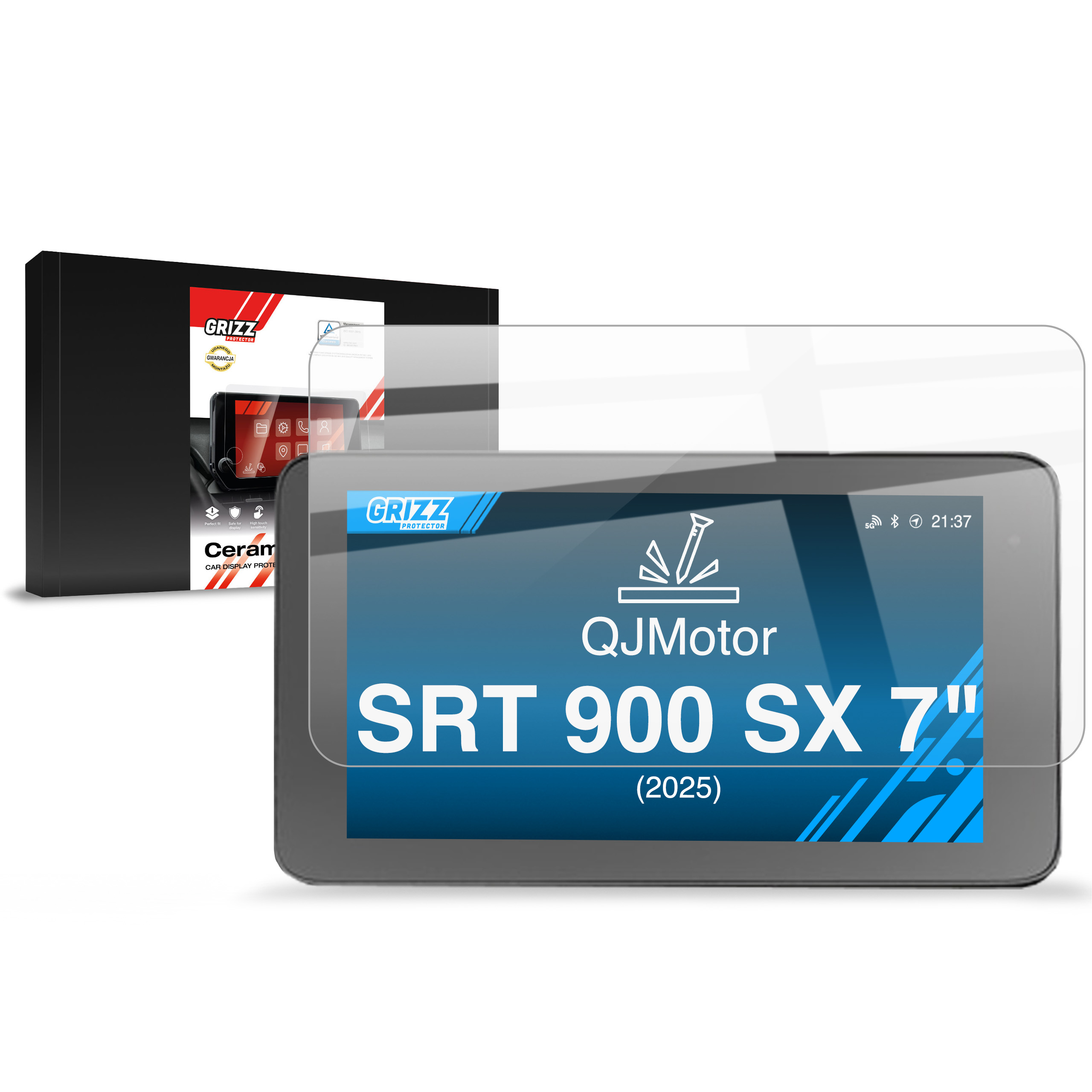 Folia ceramiczna Grizz do QJMotor SRT 900 SX 7" (2025-2026)