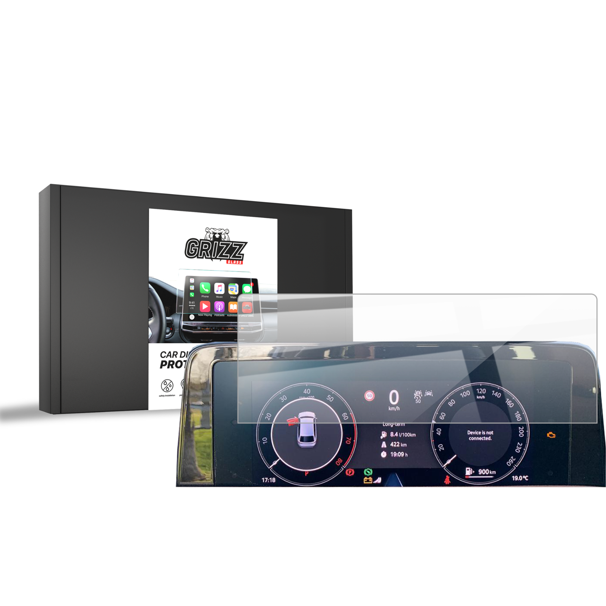 Folia ceramiczna Grizz do Skoda Superb 4 Virtual Cockpit (2024-2026)