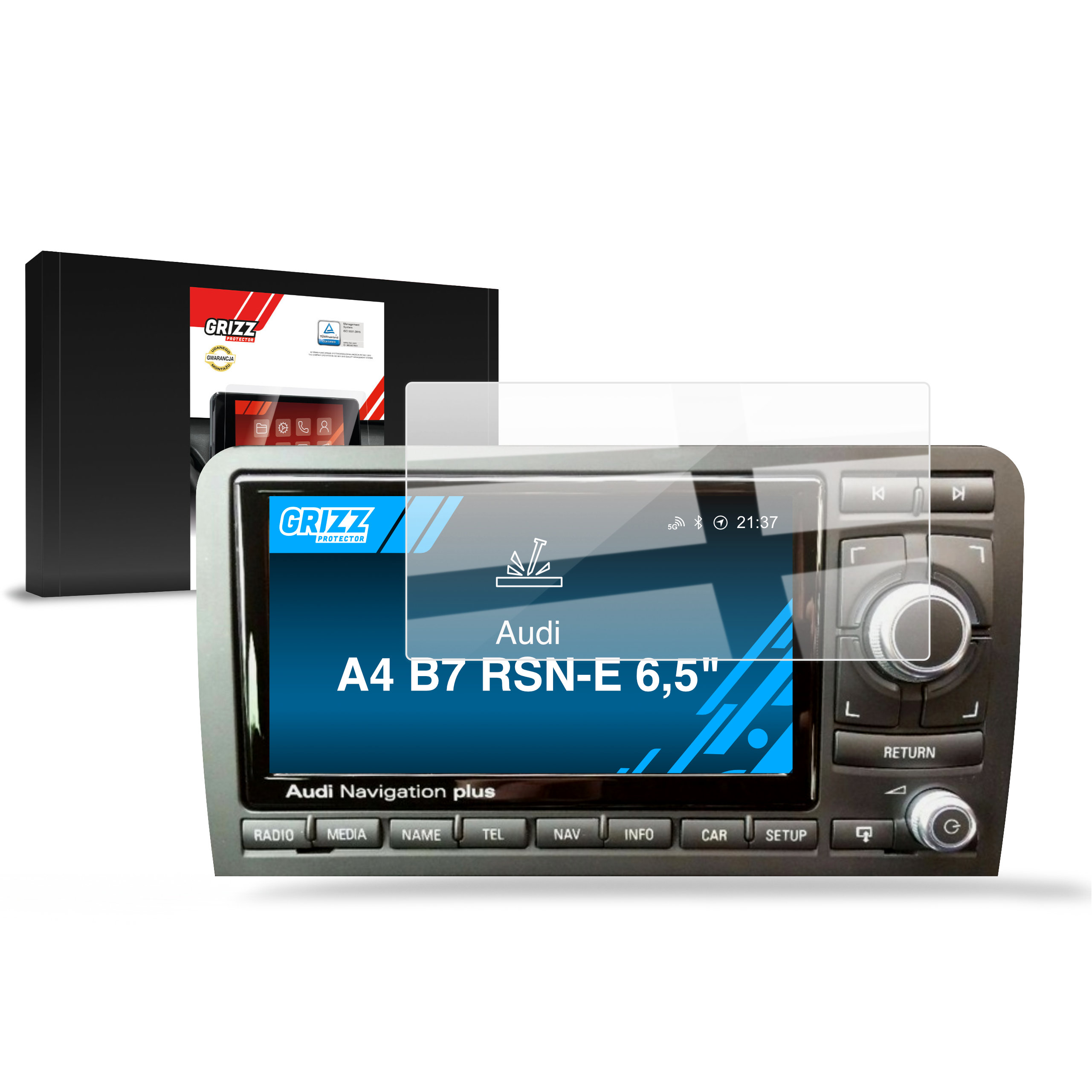 Folia ceramiczna Grizz do Audi A4 B7 RSN-E 6,5" (2004-2007)