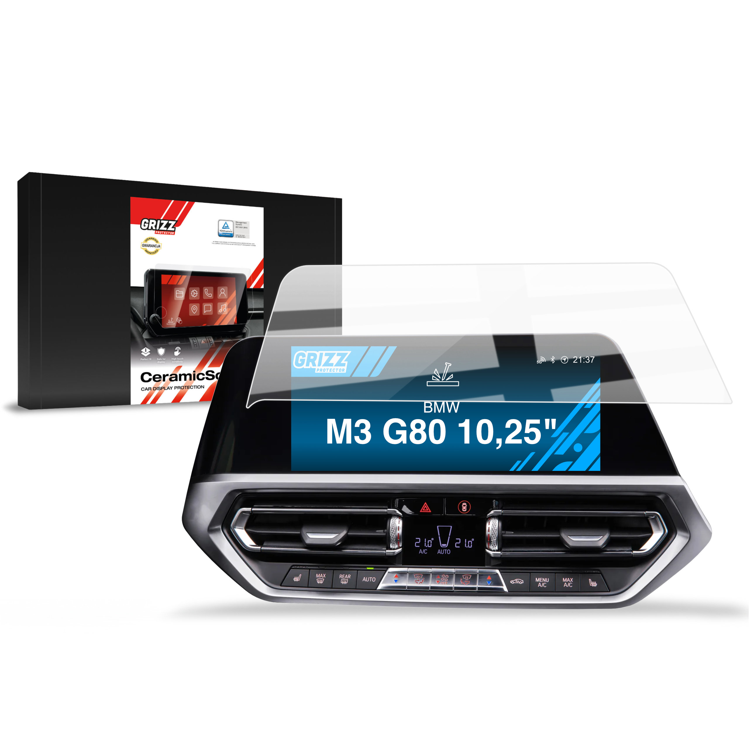 Folia ceramiczna Grizz do BMW M3 G80 10,25" (2019-2023)