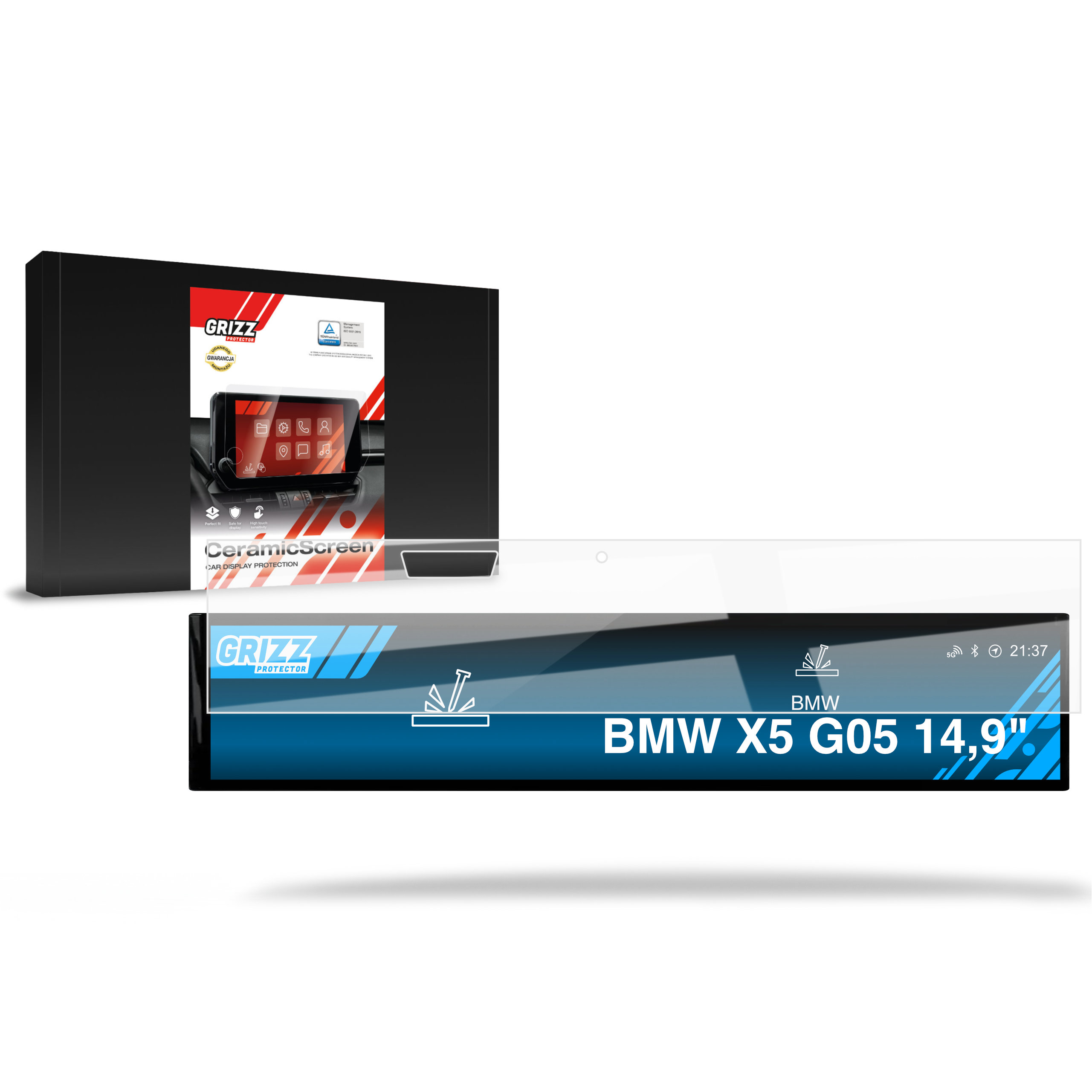 Folia ceramiczna Grizz do BMW X5 G05 Sensor (2023-2026)