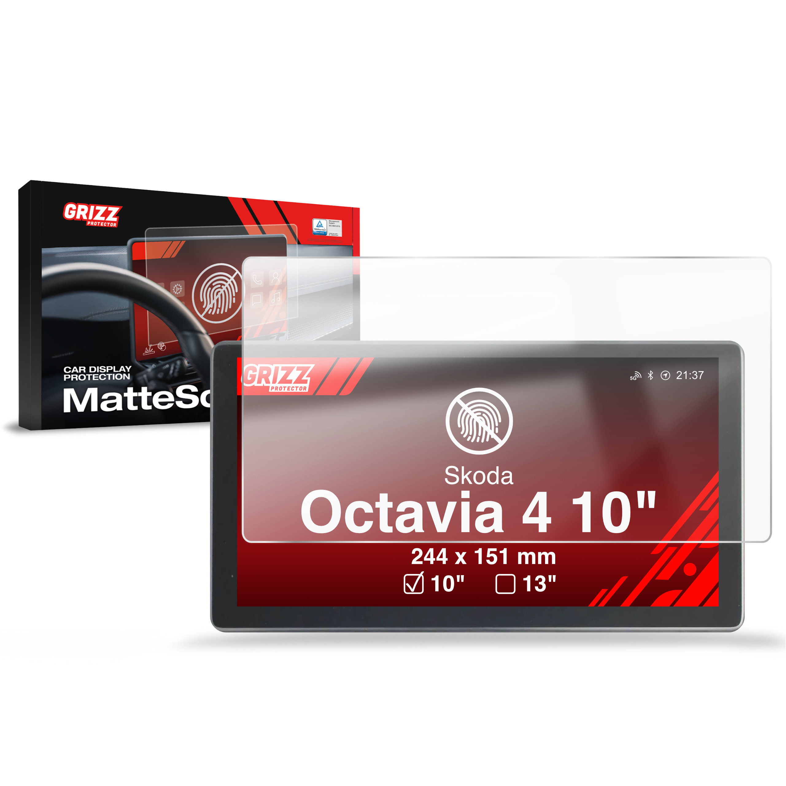 Folia antyodciskowa Grizz do Skoda Octavia 4 10" Facelift (2024-2026)